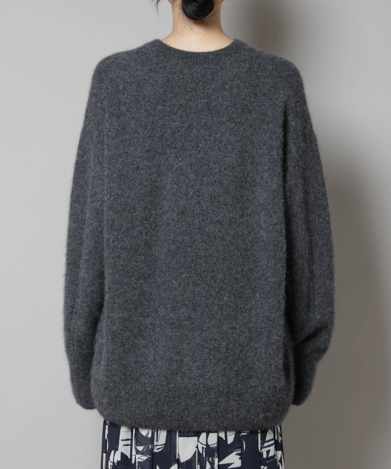 ウォッシャブルフォックスクルーワイドニットプルオーバー | NANO