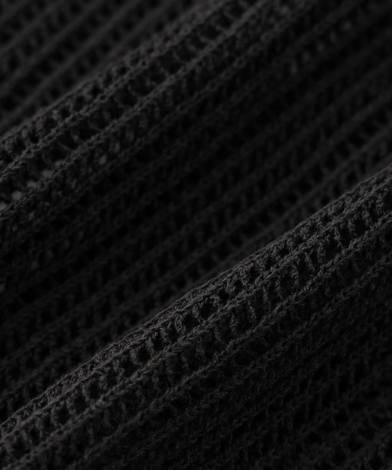 メッシュニットポロカーディガン