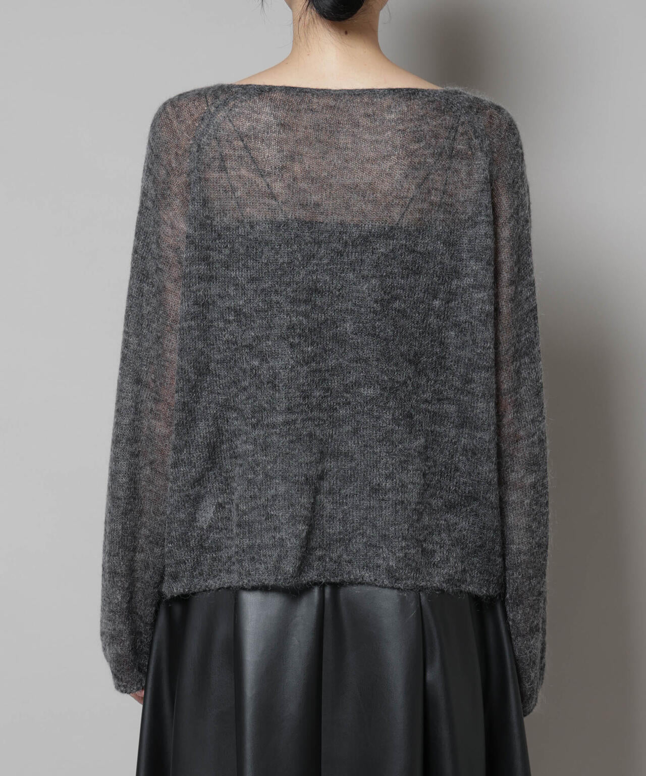 モヘヤ混天竺シアーニット