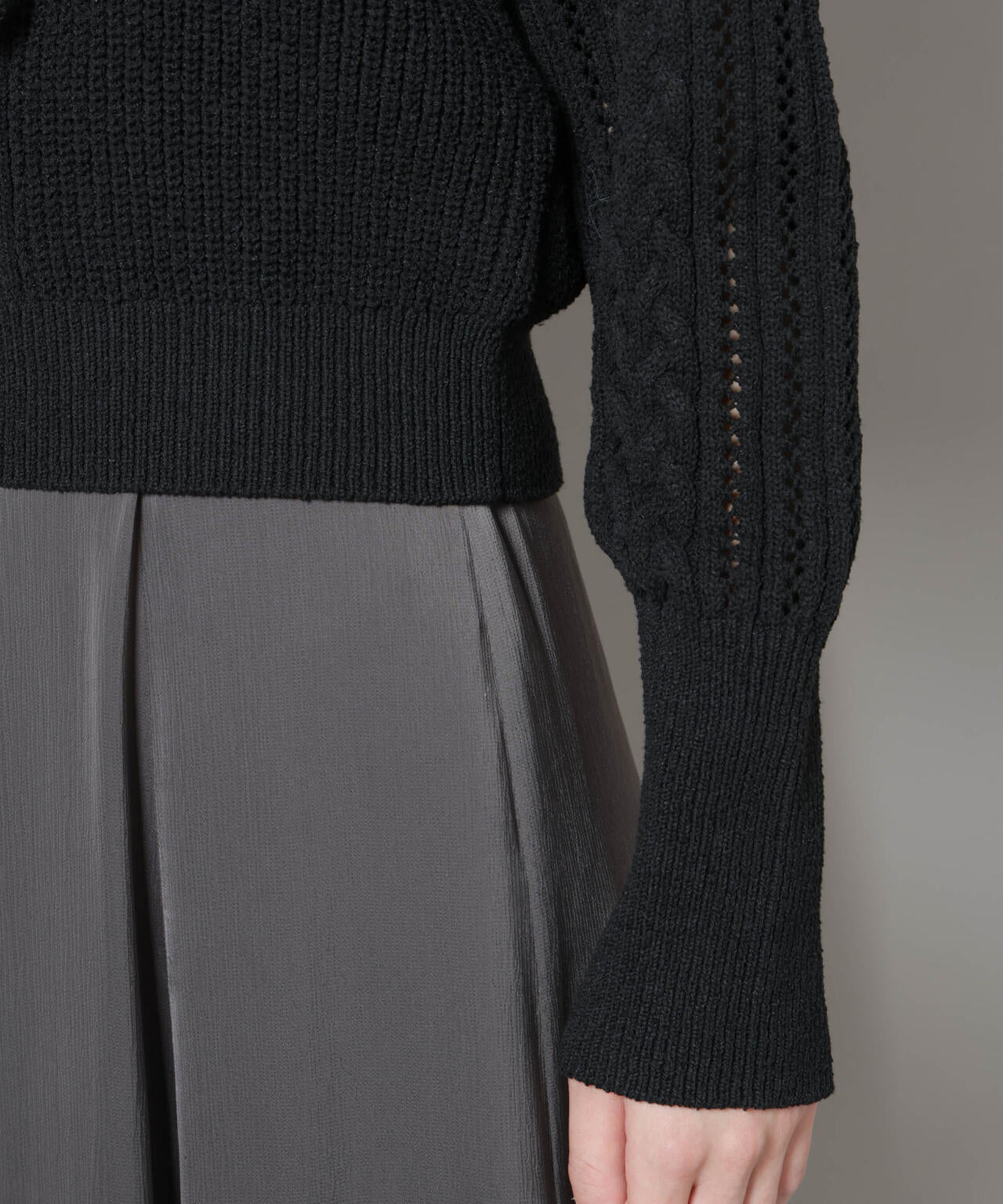 フリルケーブルニットプルオーバー | NANO universe（ナノ・ユニバース