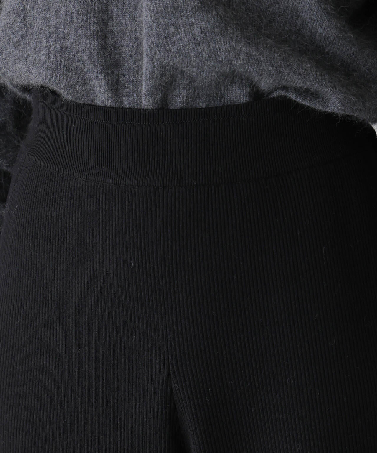 「STEVELOUR」裾リブニットパンツ