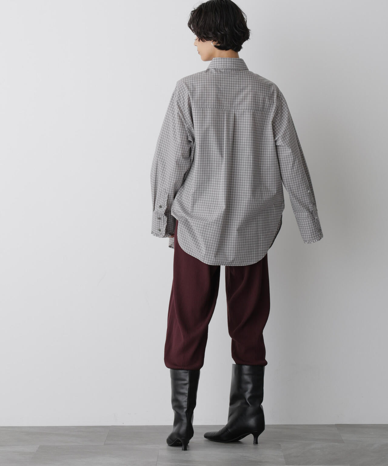 「STEVELOUR」裾リブニットパンツ