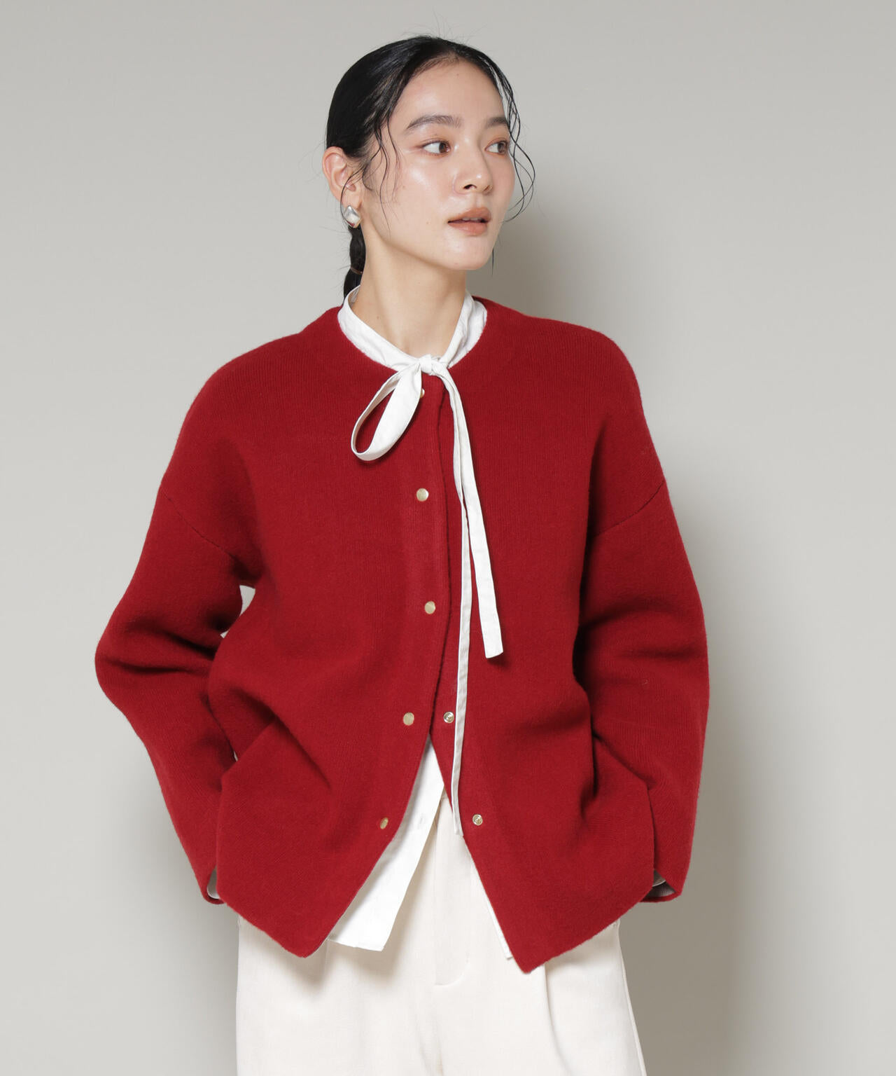 ダブルフェイスニットカーディガン | NANO universe（ナノ・ユニバース