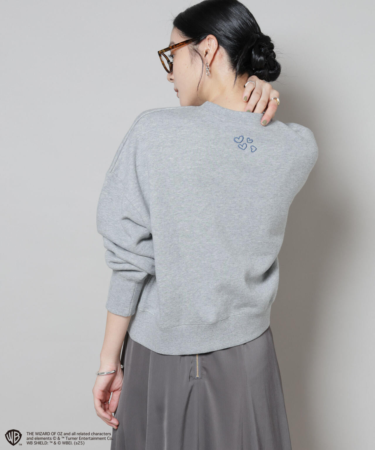 トップス You カットジョーゼットボックスシルエットトップス【メール便可