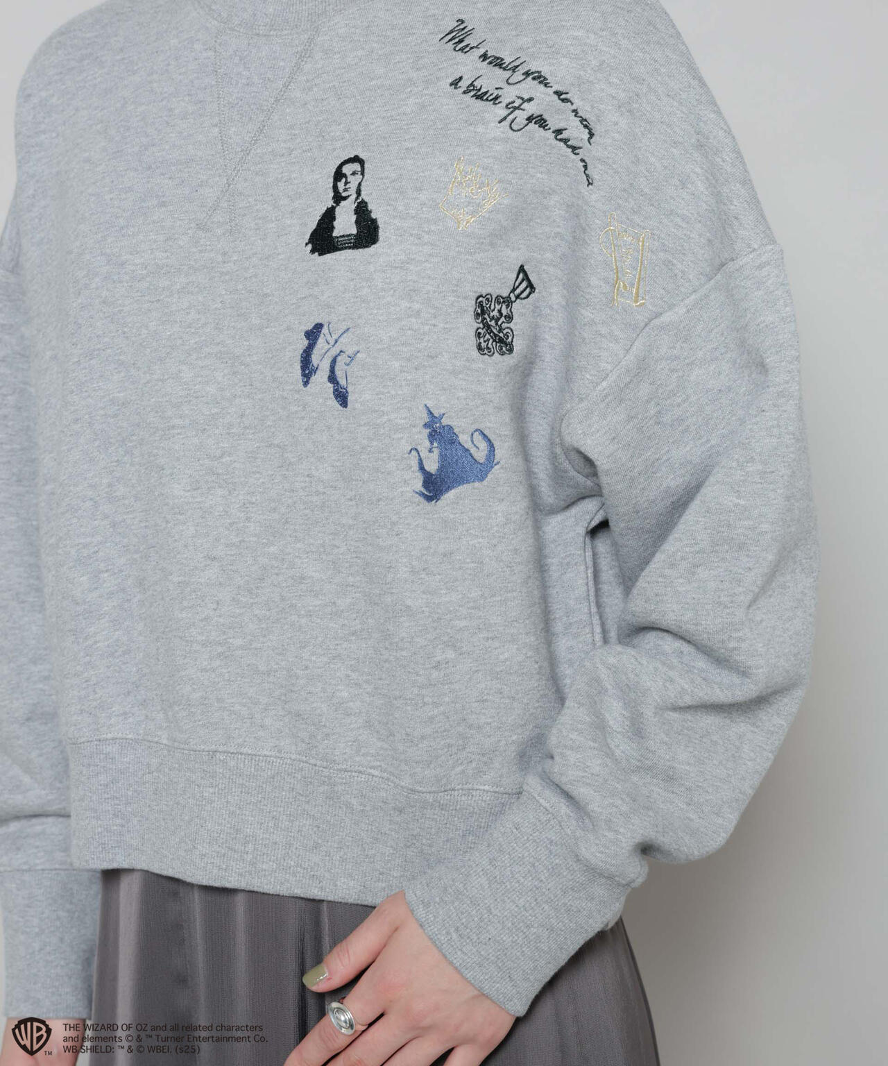 トップス You THE WIZARD OF OZ 刺繍スウェットトップス | NANO universe
