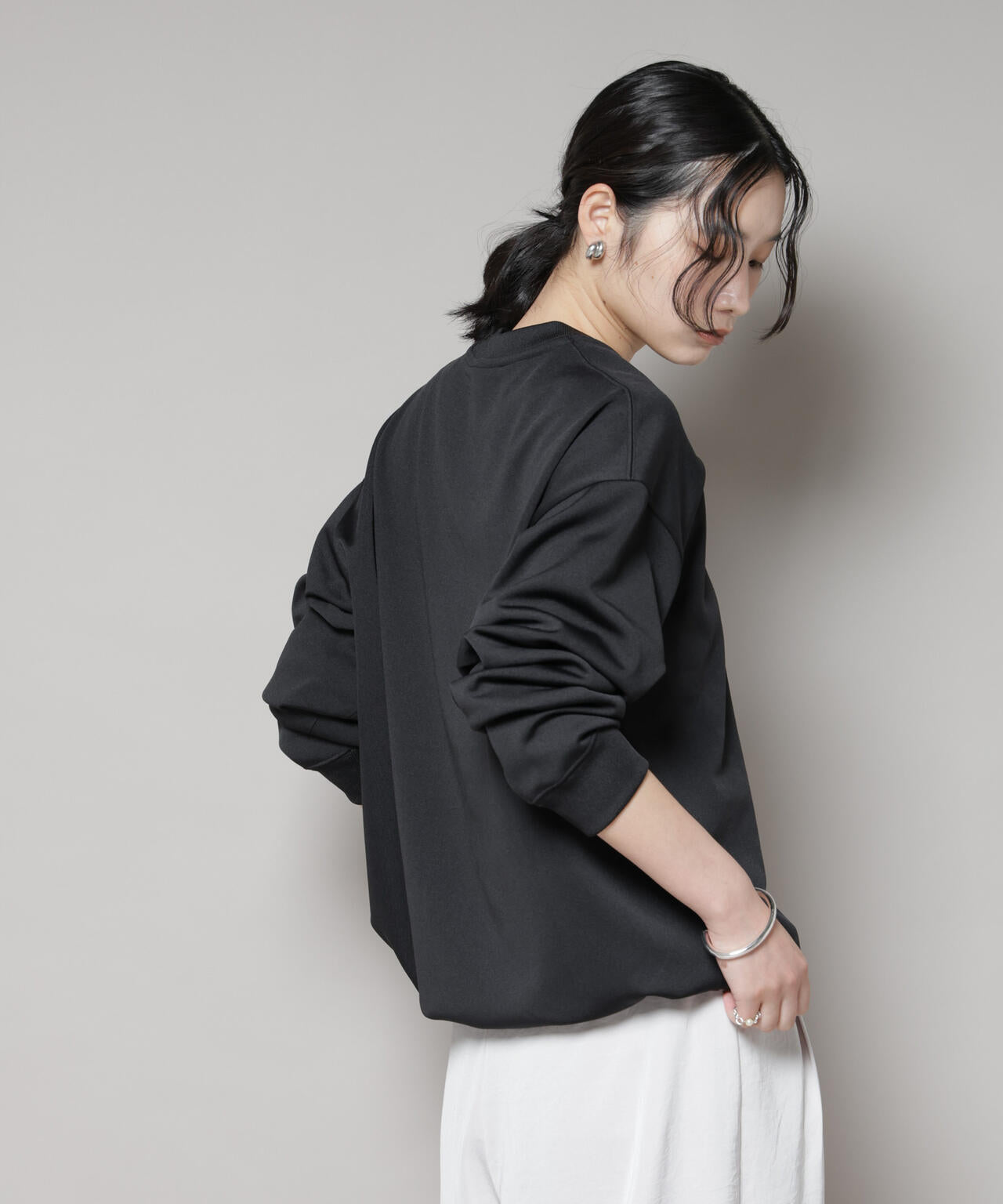 MC」coveross(R)フリースボンディングクルーネック(セットアップ可