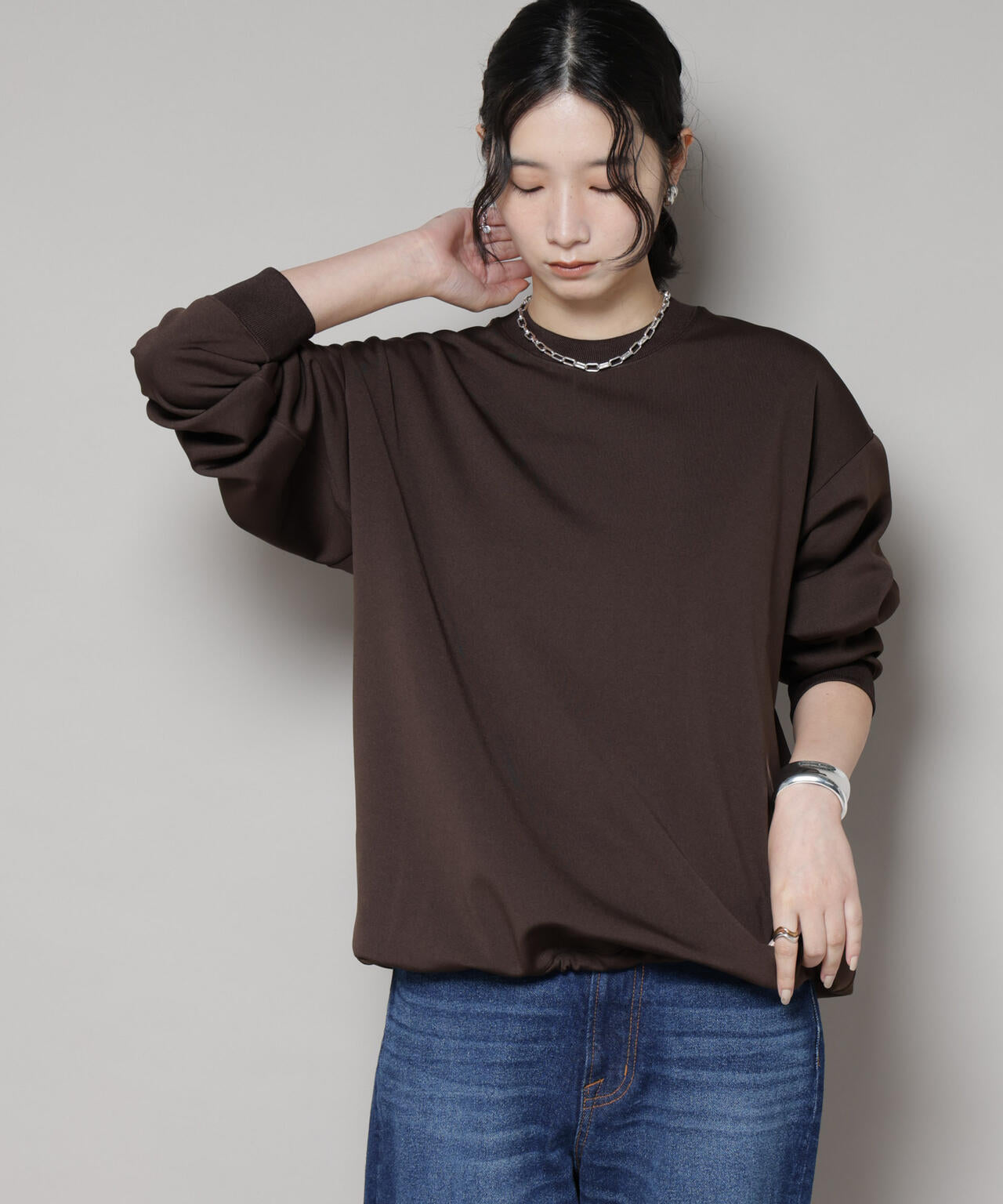 MC」coveross(R)フリースボンディングクルーネック(セットアップ可