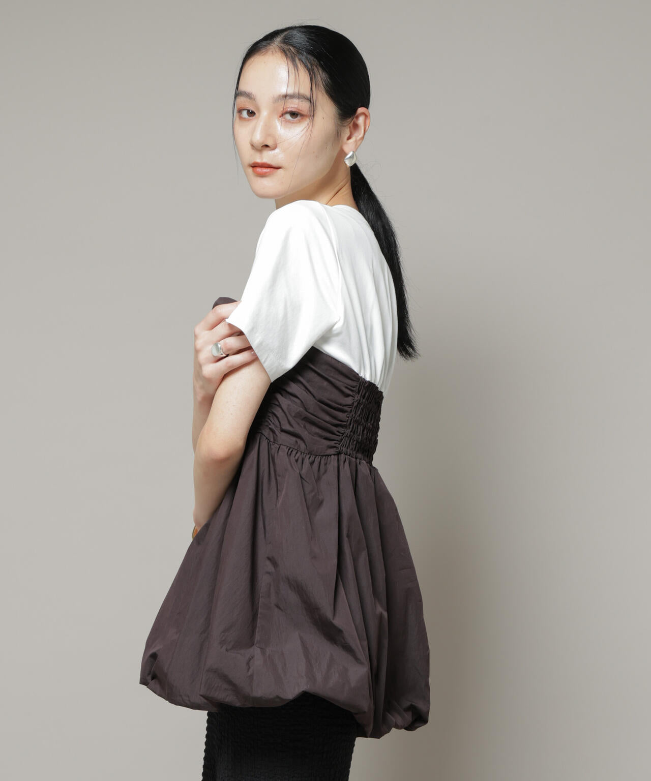 バルーンビスチェドッキングトップス | NANO universe（ナノ