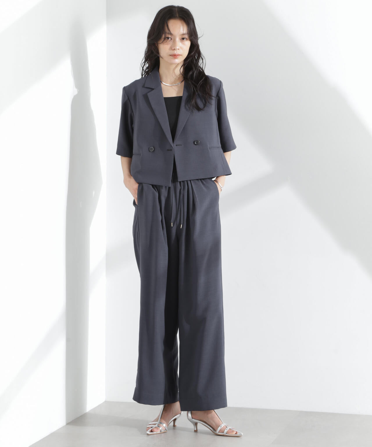 user_7db12556さま専用 メランジドライ イージーワイドパンツ(セットアップ可) | NANO