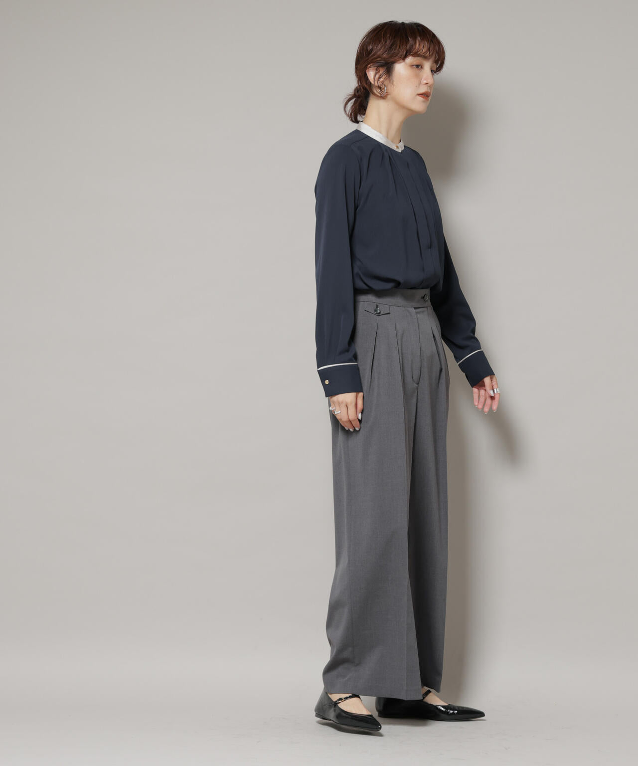 ドライウェザーストレッチ2タックワイドパンツ(セットアップ可)