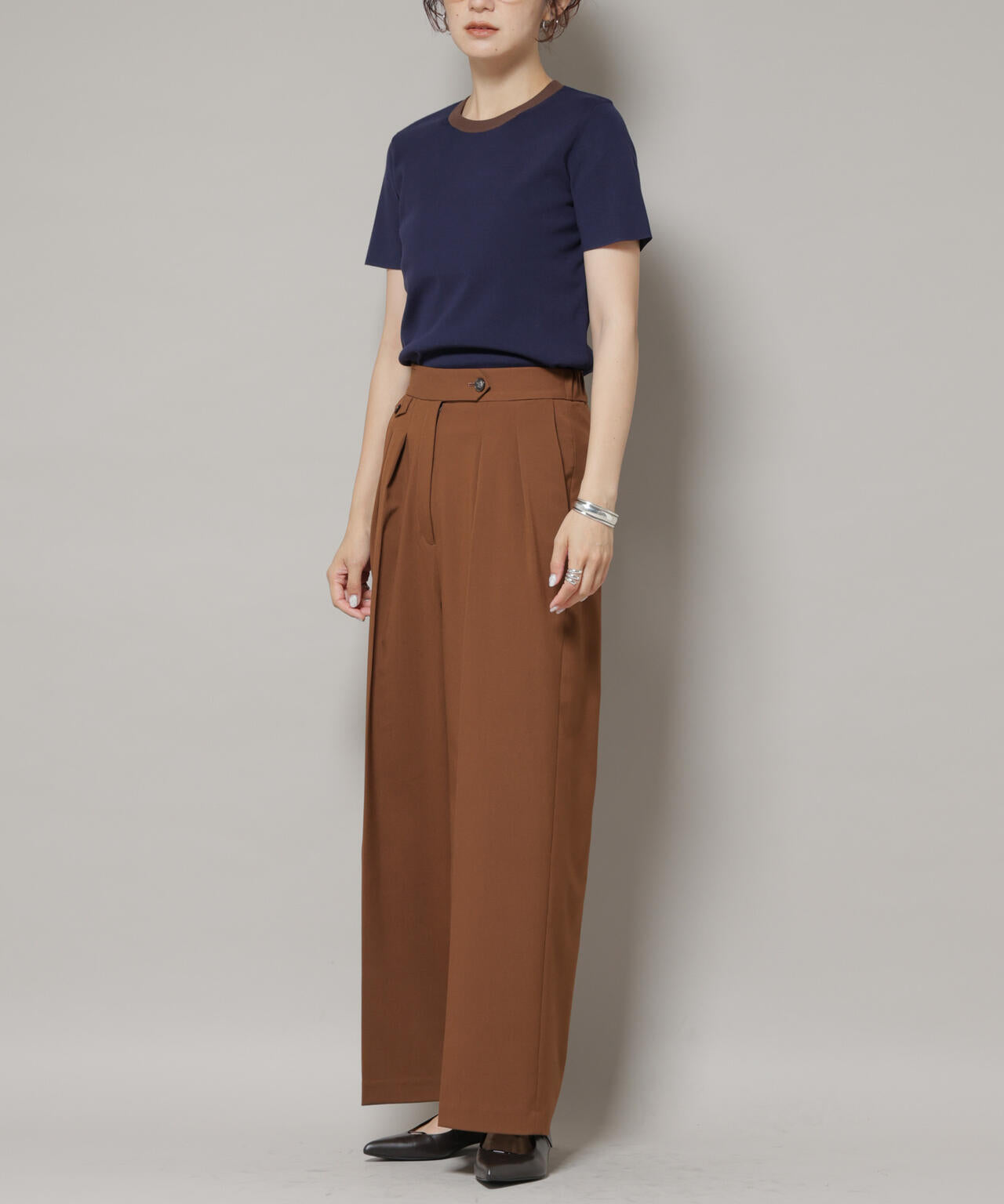 ドライウェザーストレッチ2タックワイドパンツ(セットアップ可)