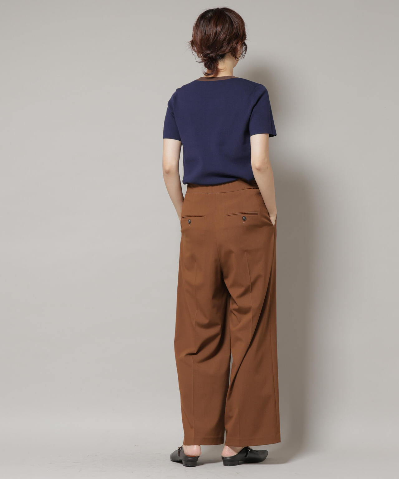 ドライウェザーストレッチ2タックワイドパンツ(セットアップ可)