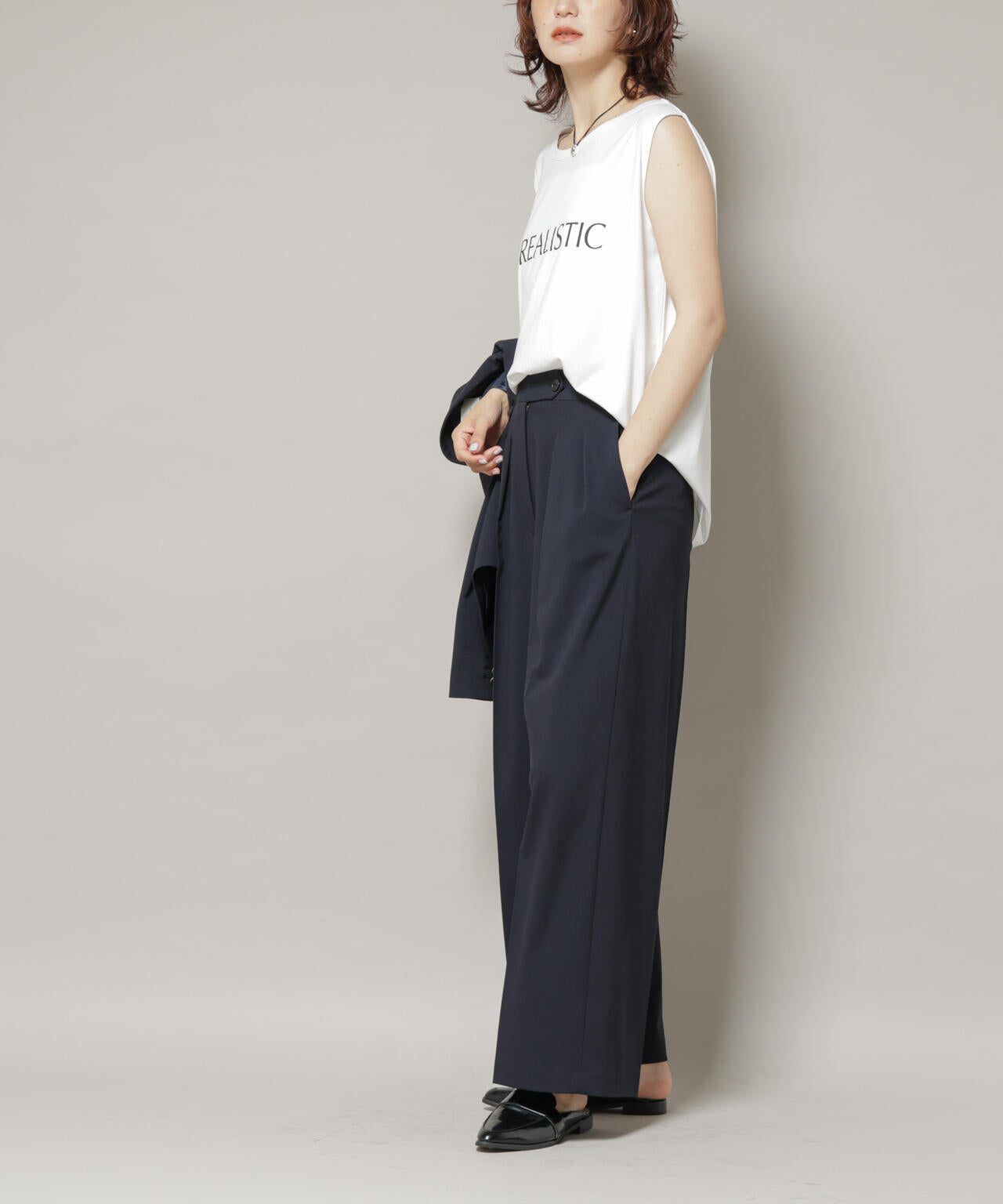 ドライウェザーストレッチ2タックワイドパンツ(セットアップ可)