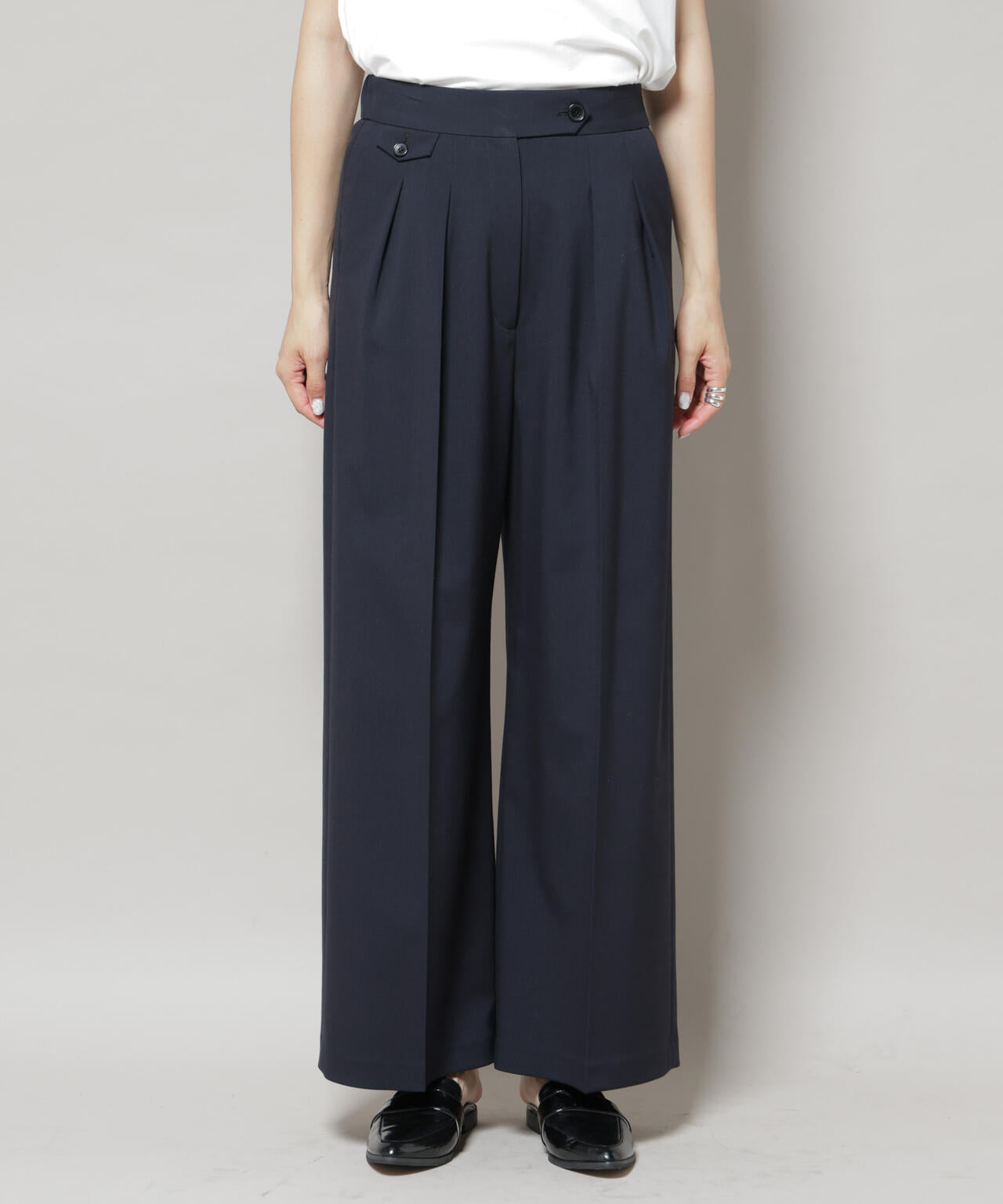 ドライウェザーストレッチ2タックワイドパンツ(セットアップ可)