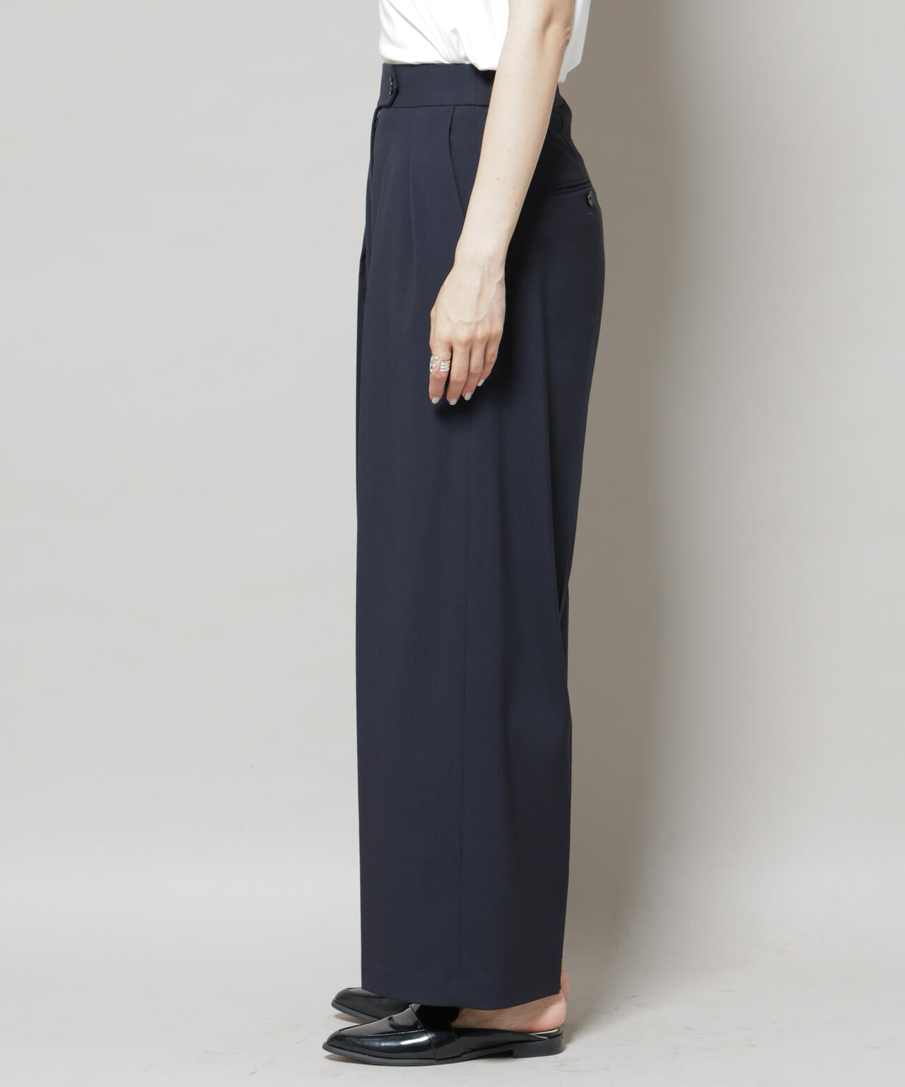ドライウェザーストレッチ2タックワイドパンツ(セットアップ可)