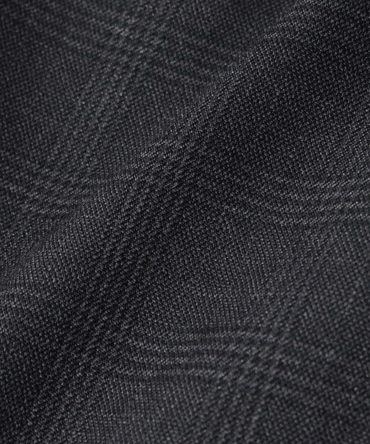 ストレッチサージチェックピンタックイージーワイドパンツ(セットアップ可)