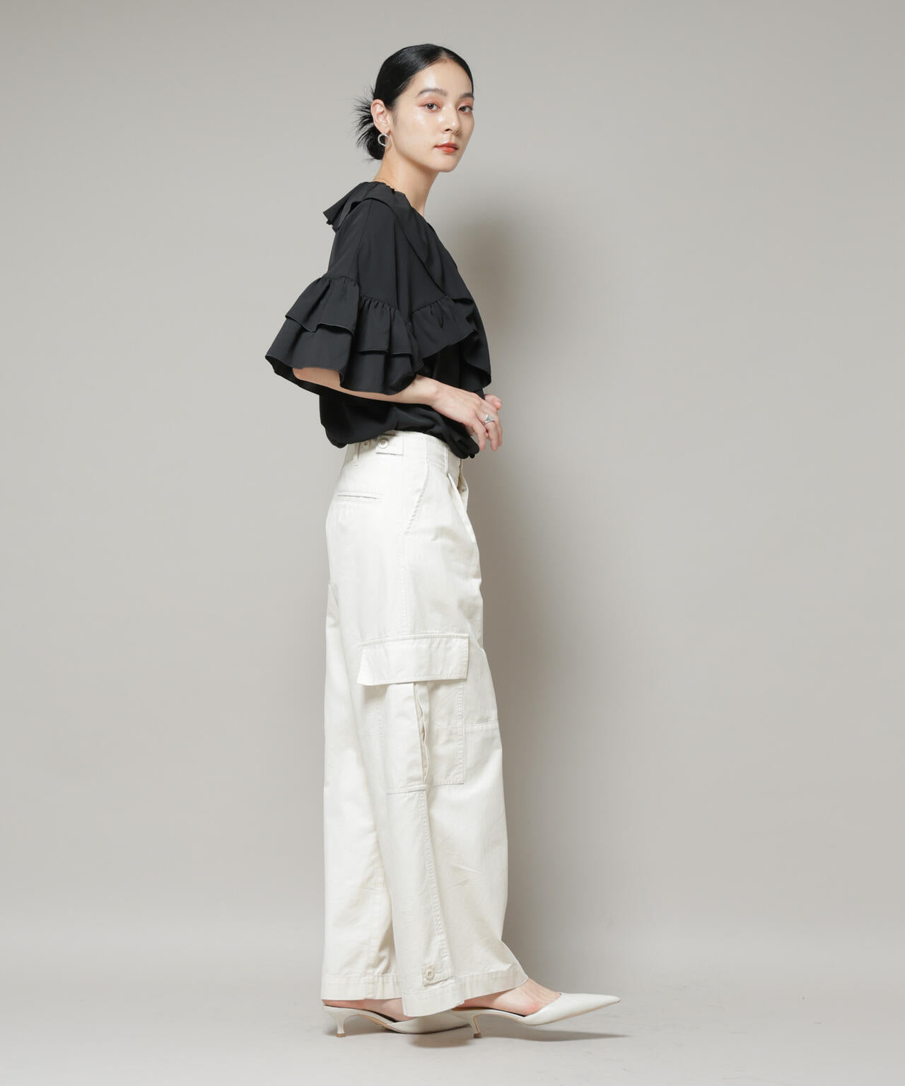 サイドポケットワイドチノパンツ | NANO universe（ナノ・ユニバース