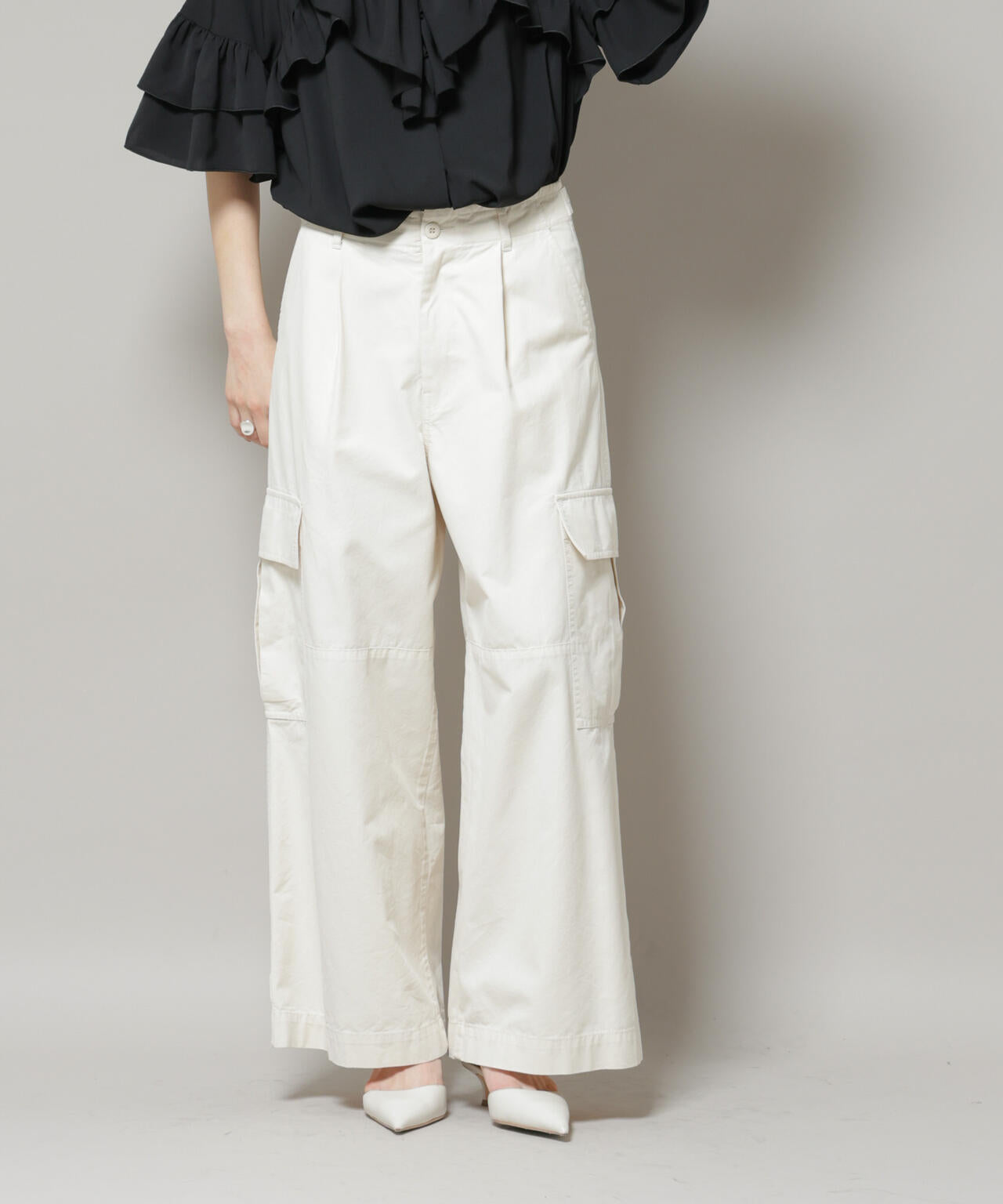 サイドポケットワイドチノパンツ | NANO universe（ナノ・ユニバース