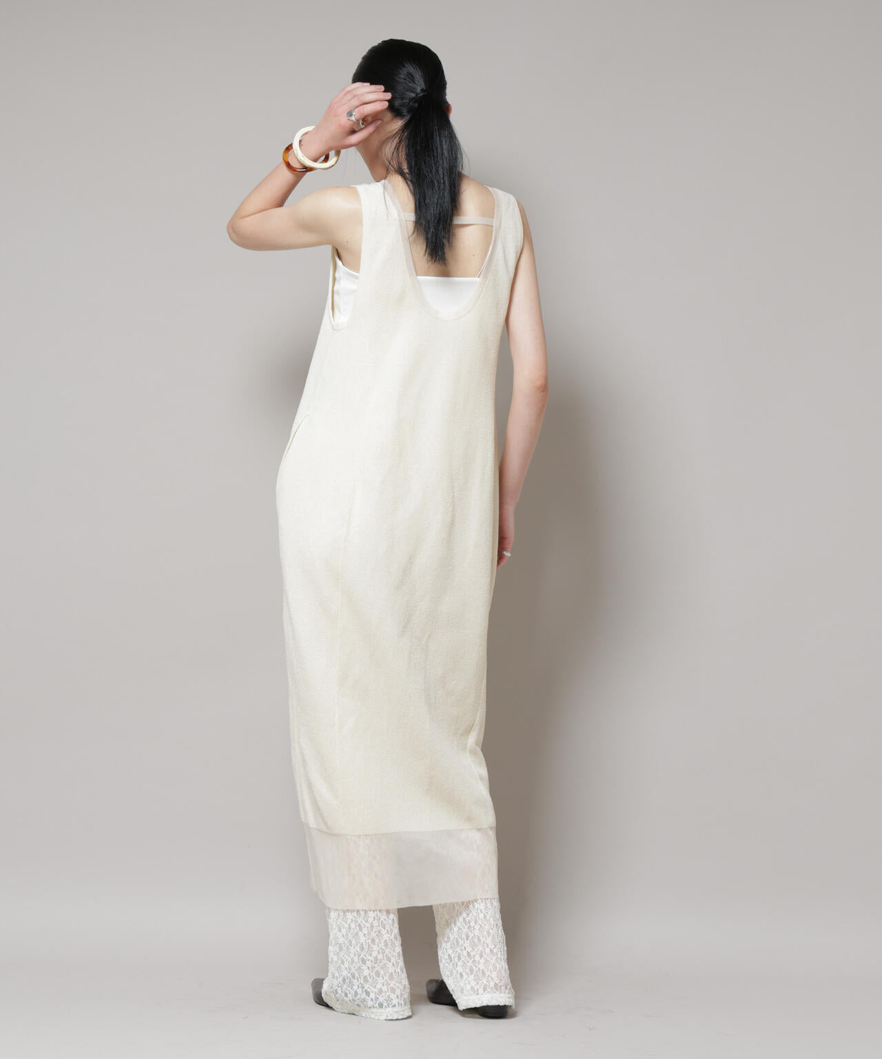 レースフレアレギンスパンツ