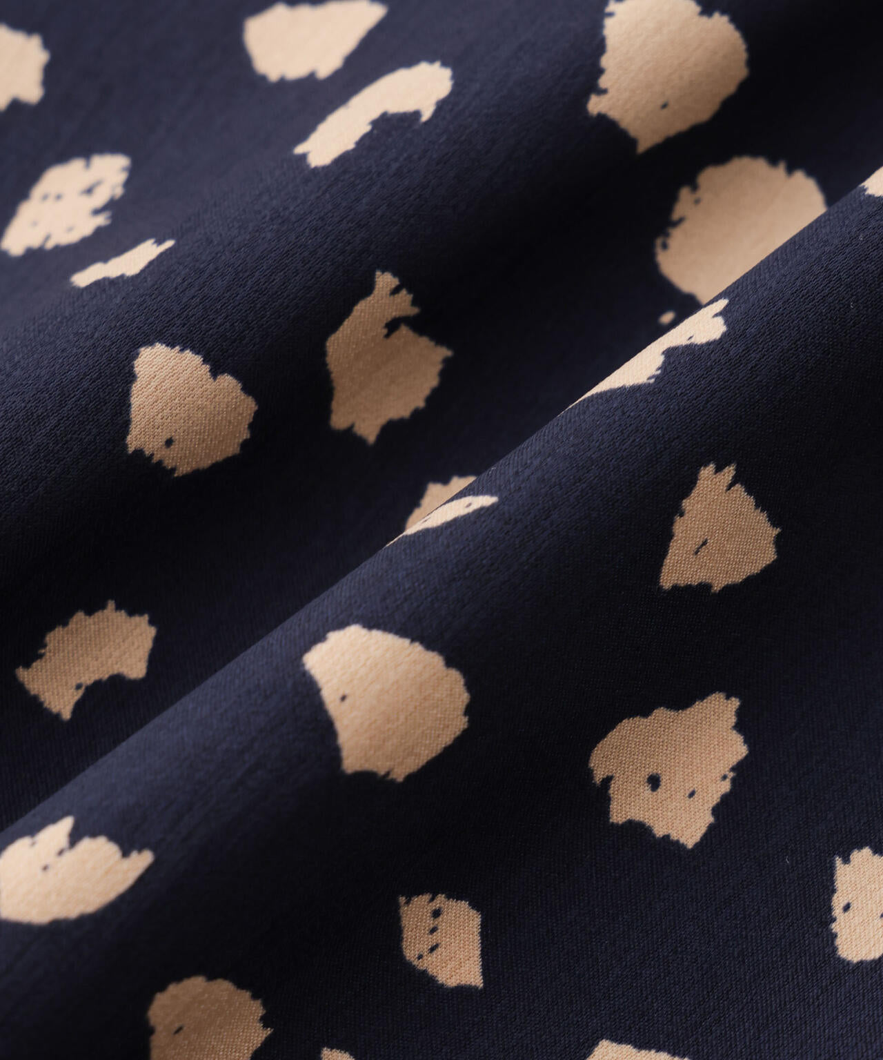 レオパードプリントイージーワイドパンツ