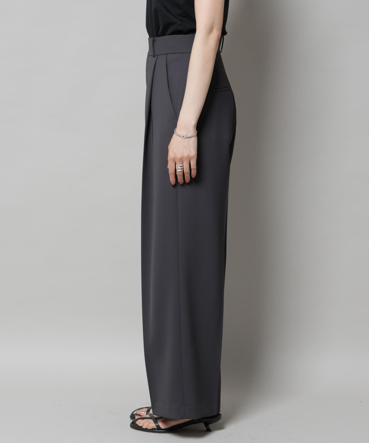 ツイルワイドスラックス