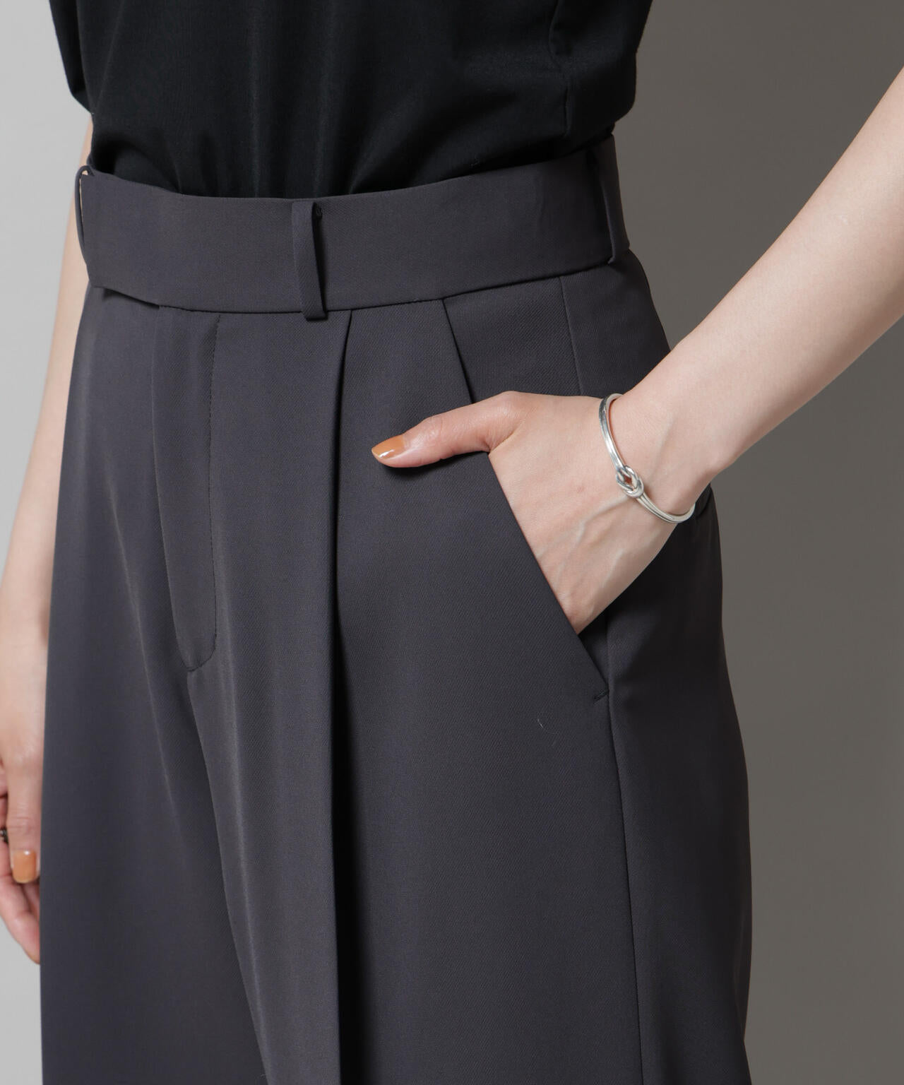 ツイルワイドスラックス