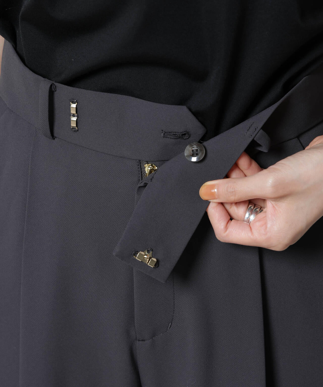 ツイルワイドスラックス