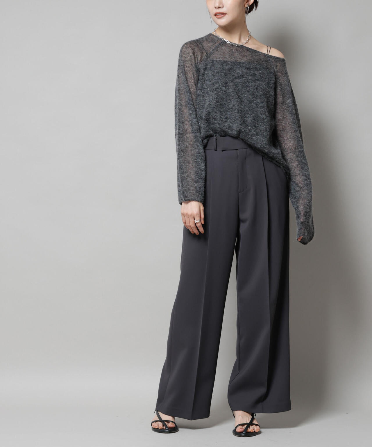 ツイルワイドスラックス | NANO universe（ナノ・ユニバース