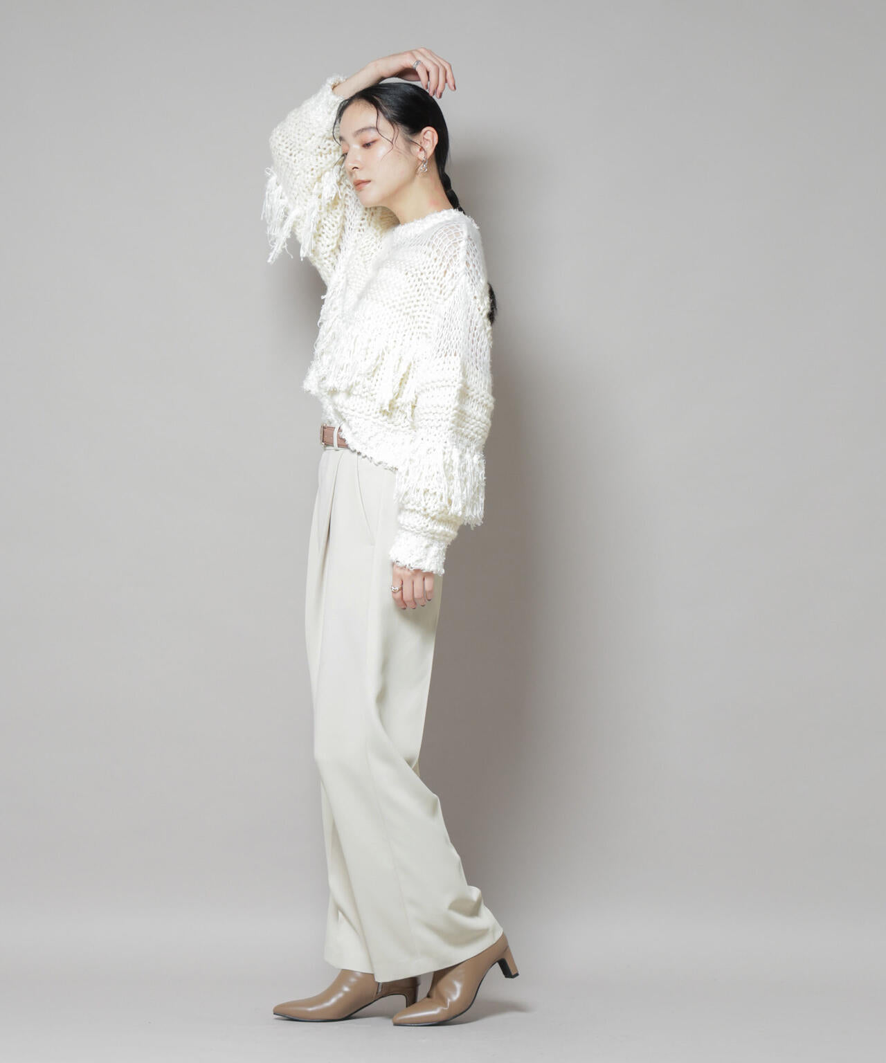 ツイルワイドスラックス