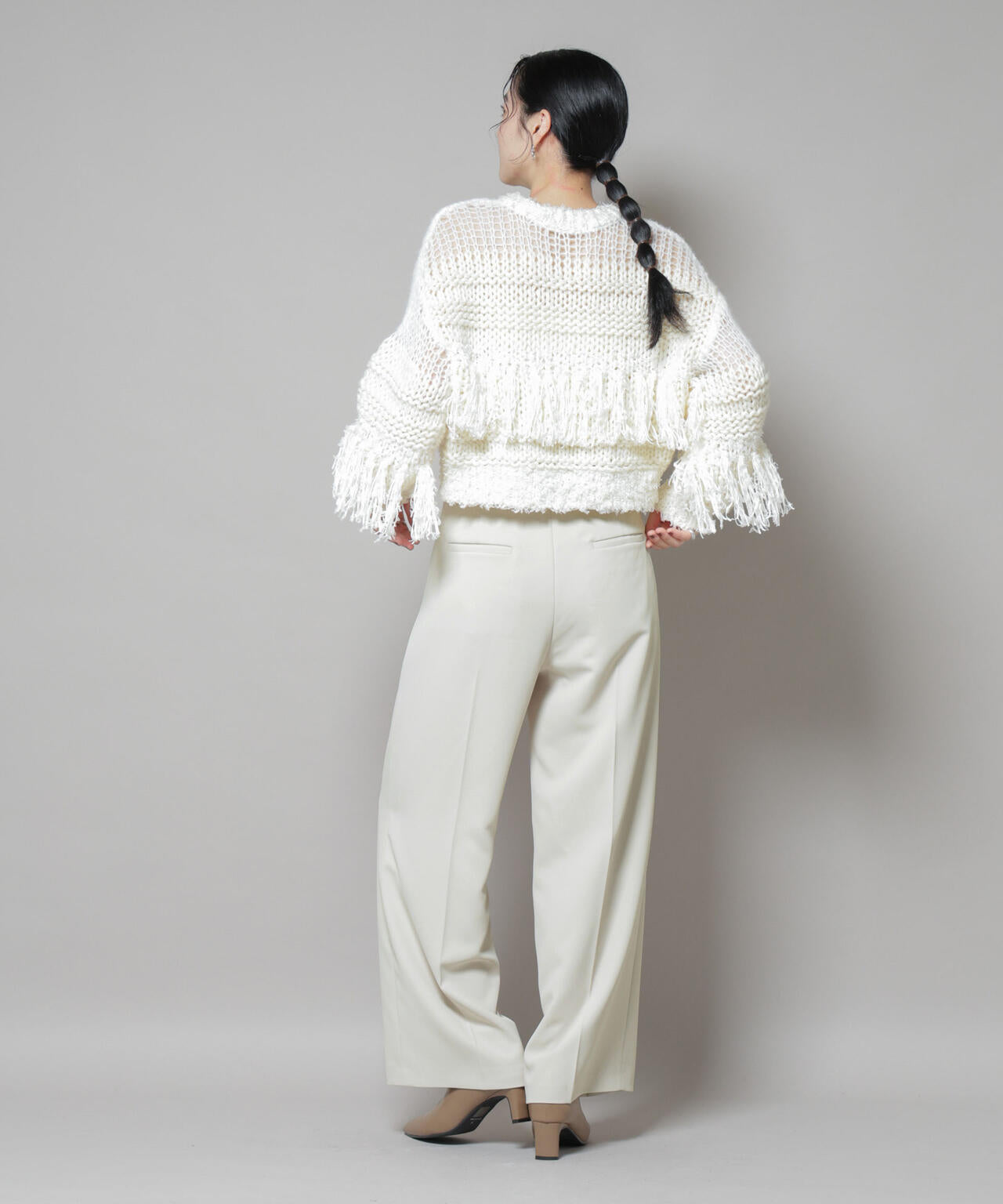 ツイルワイドスラックス