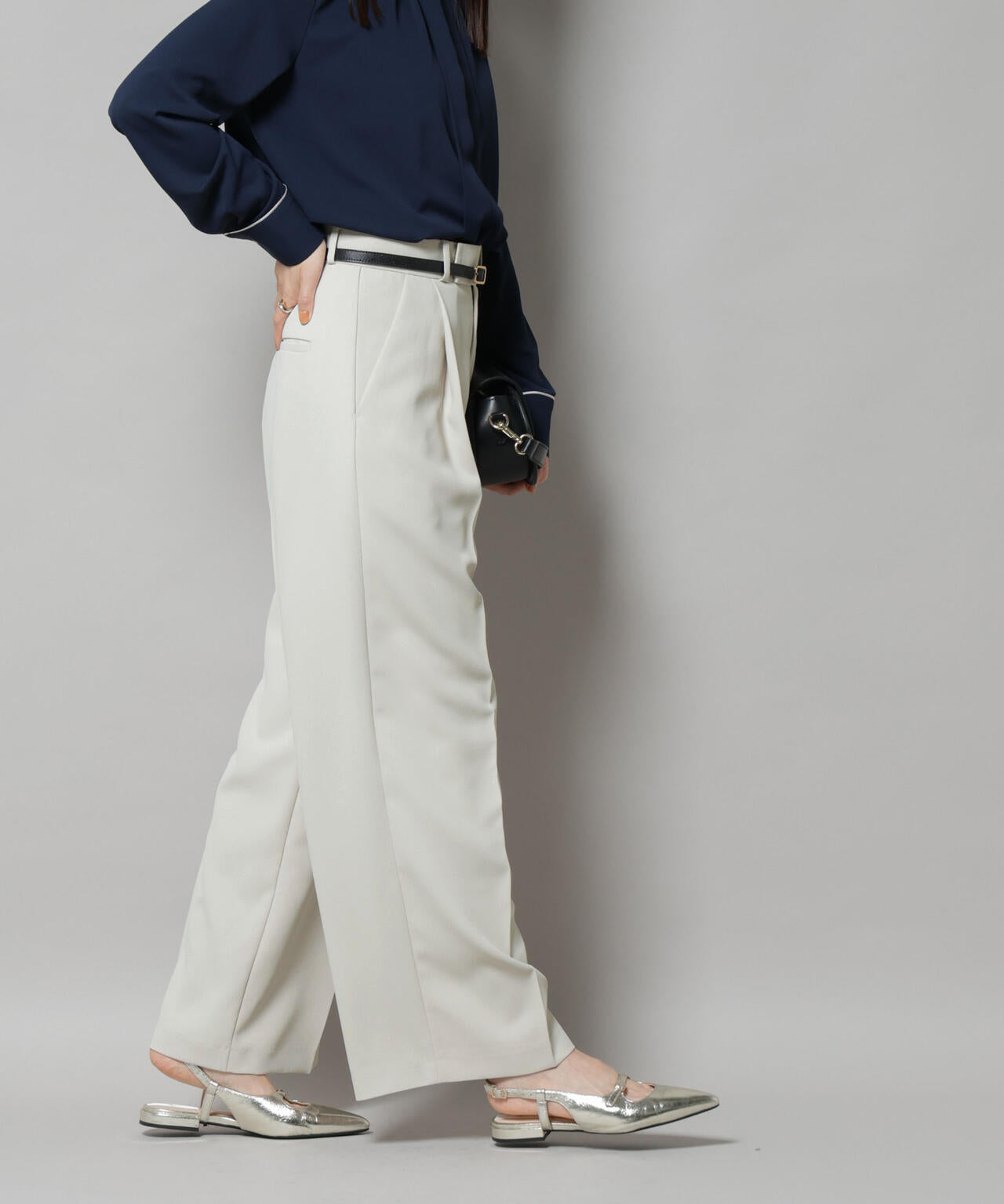 ツイルワイドスラックス | NANO universe（ナノ・ユニバース