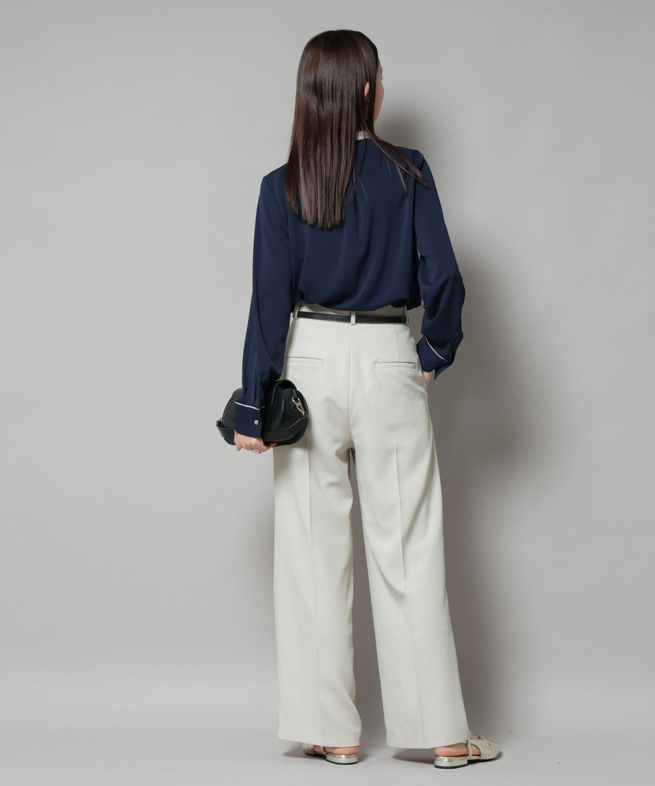 ツイルワイドスラックス