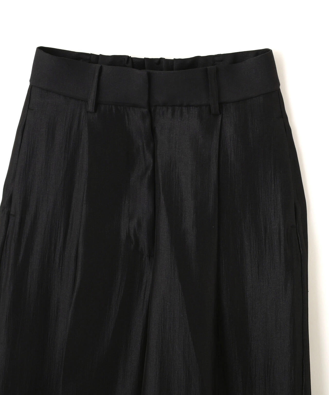 「STEVELOUR」サテンタックワイドパンツ(セットアップ可)