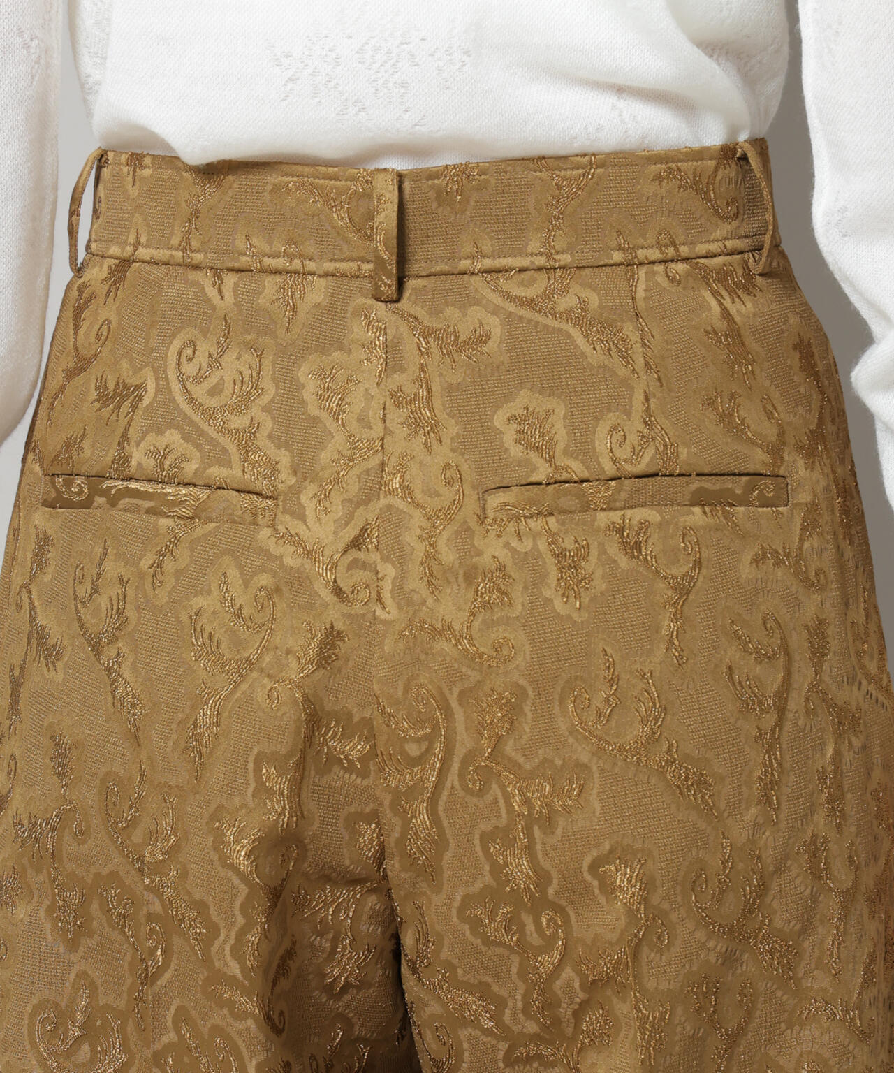 ジャガードタックパンツ