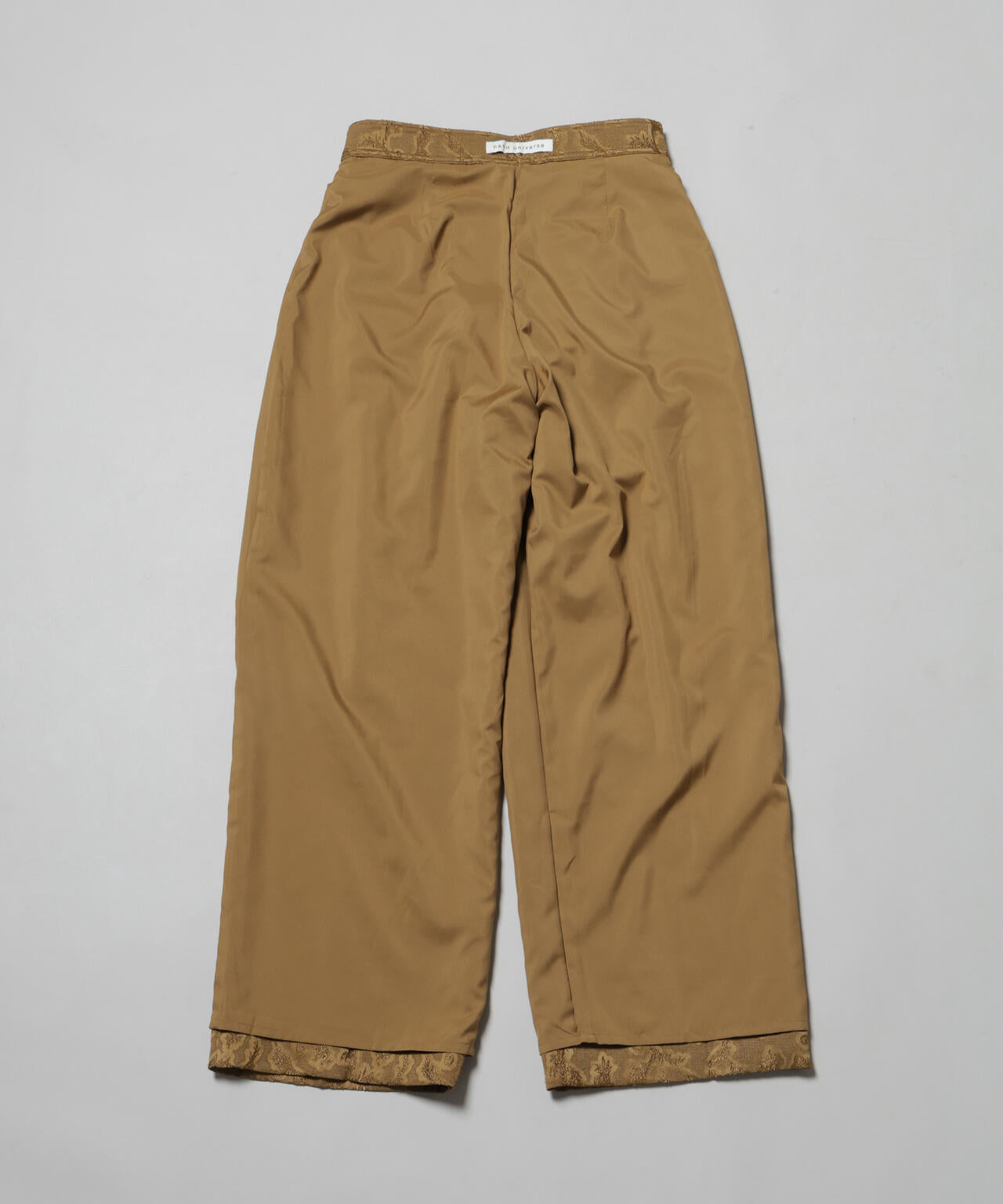 ジャガードタックパンツ