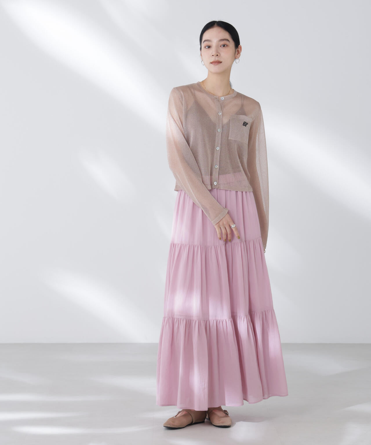 【イノセントワールド】シフォンティアードスカート イノセントワールド】シフォンティアードスカート レディース