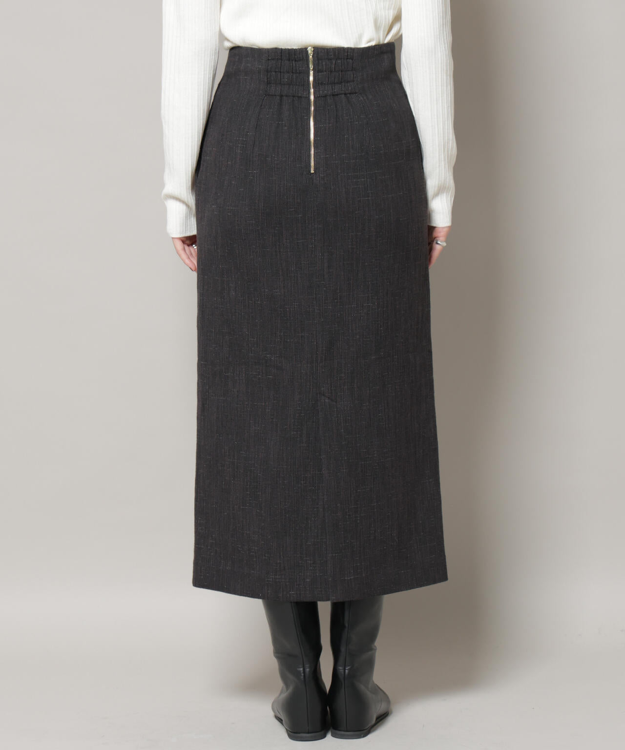 ツイードタイトスカート(セットアップ可) | NANO universe（ナノ