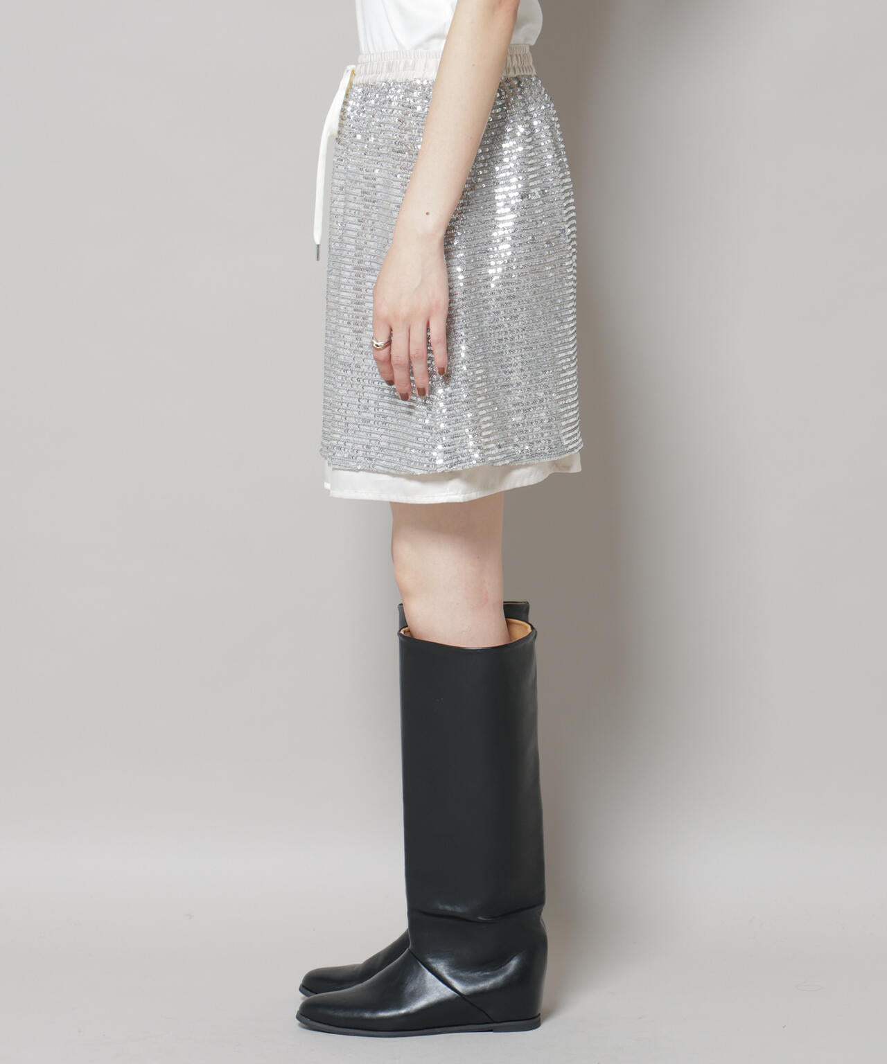 スパンコールミニスカート