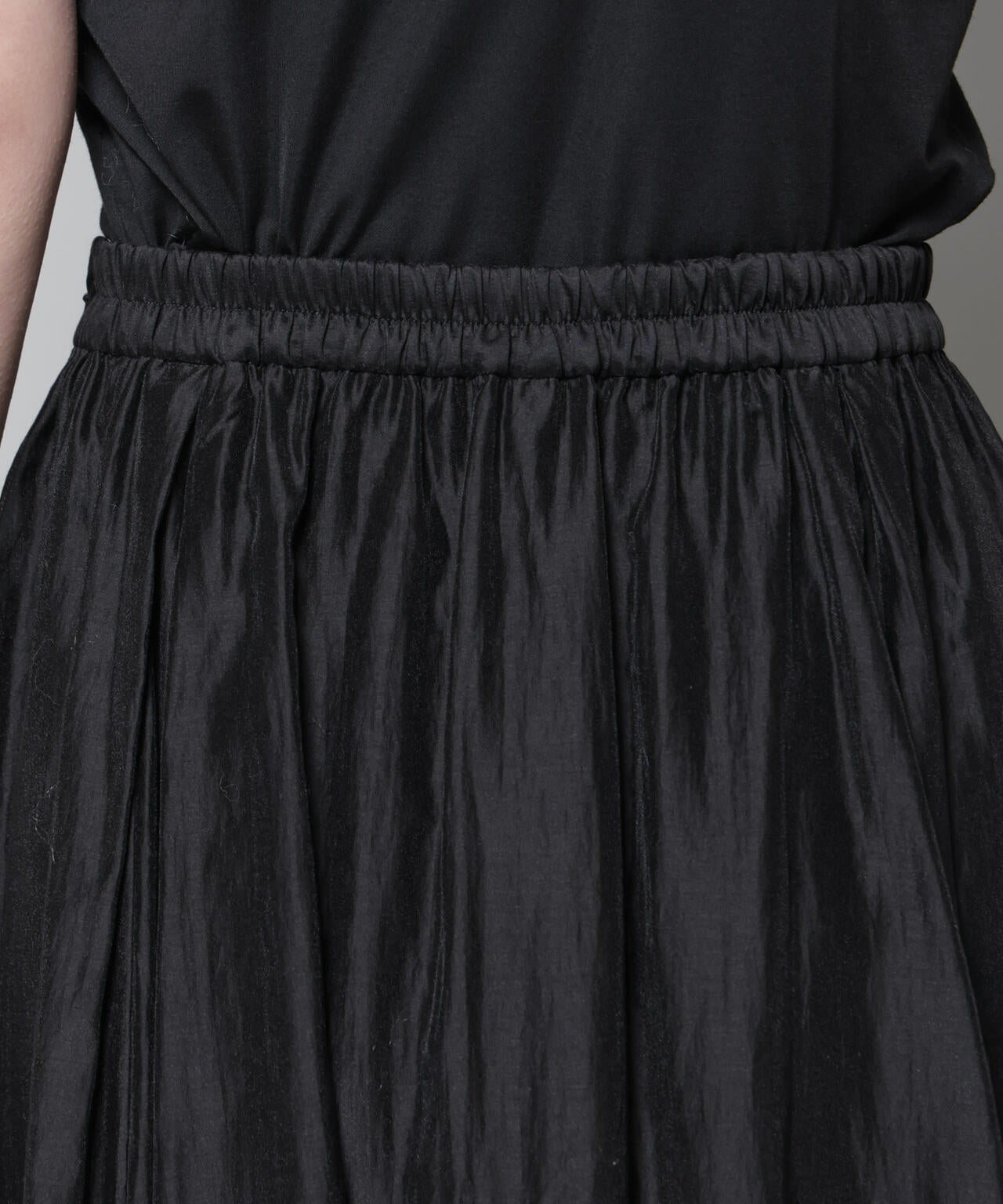 ブライトローンギャザータックスカート