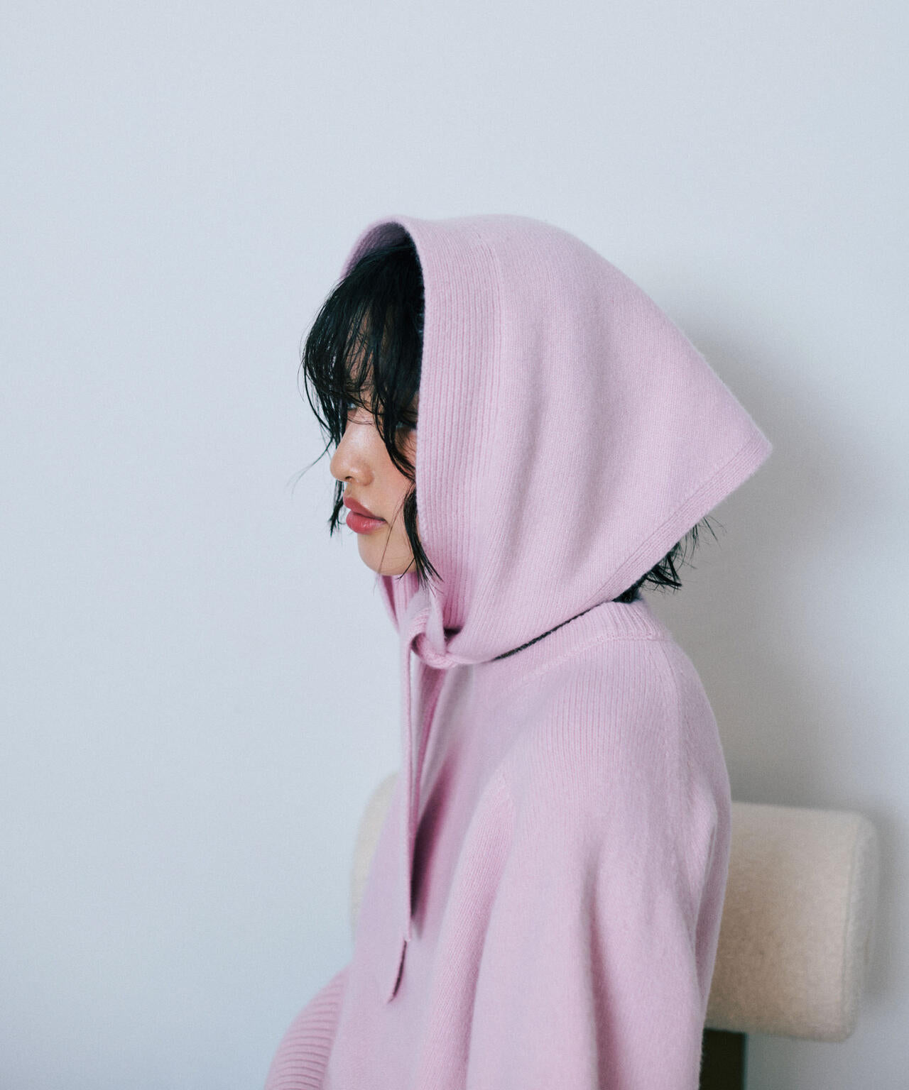 AQUAウールカシミヤトライアングルストール