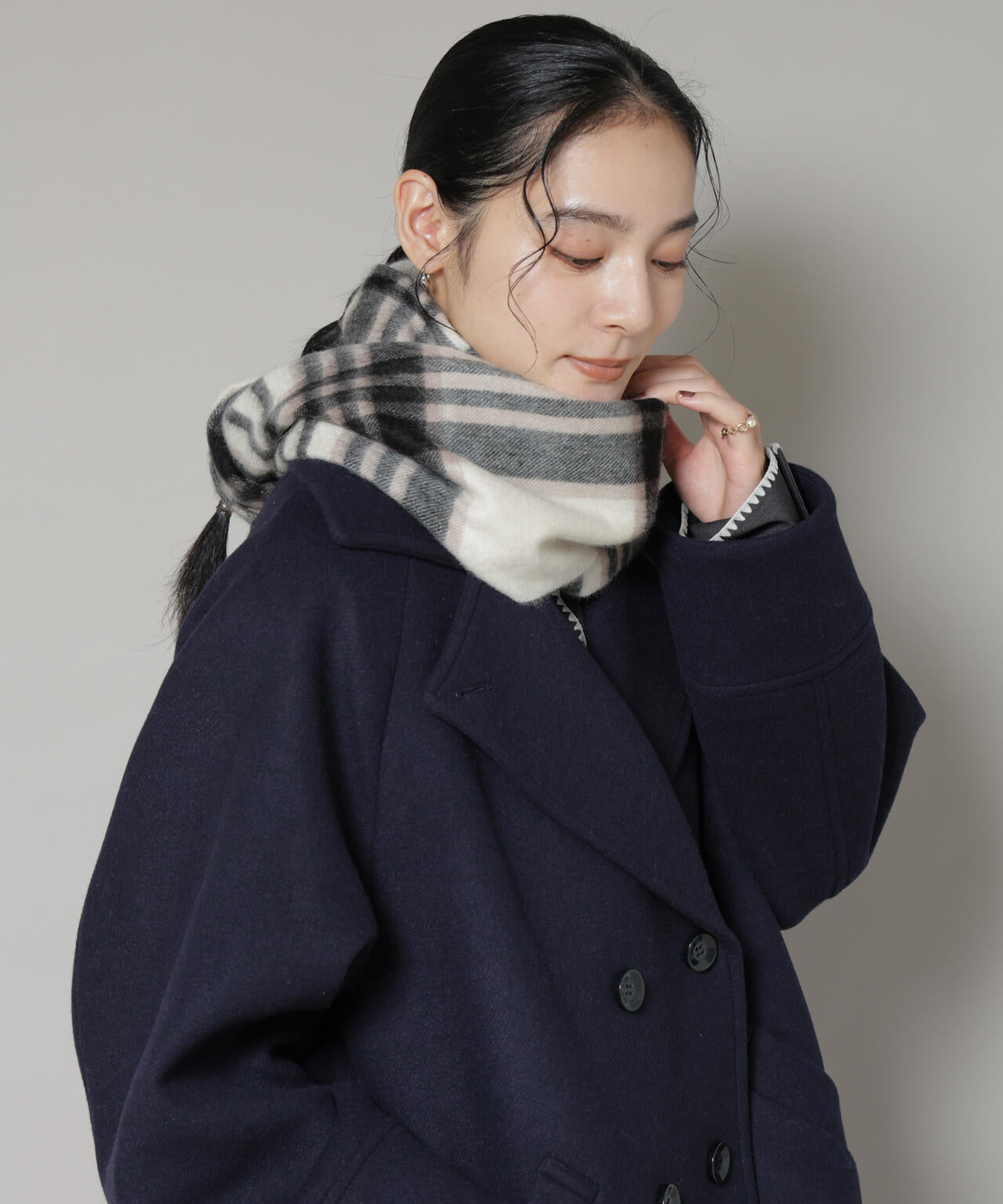 ナノユニバース　カシミヤストール カシミヤストール | NANO universe（ナノ・ユニバース