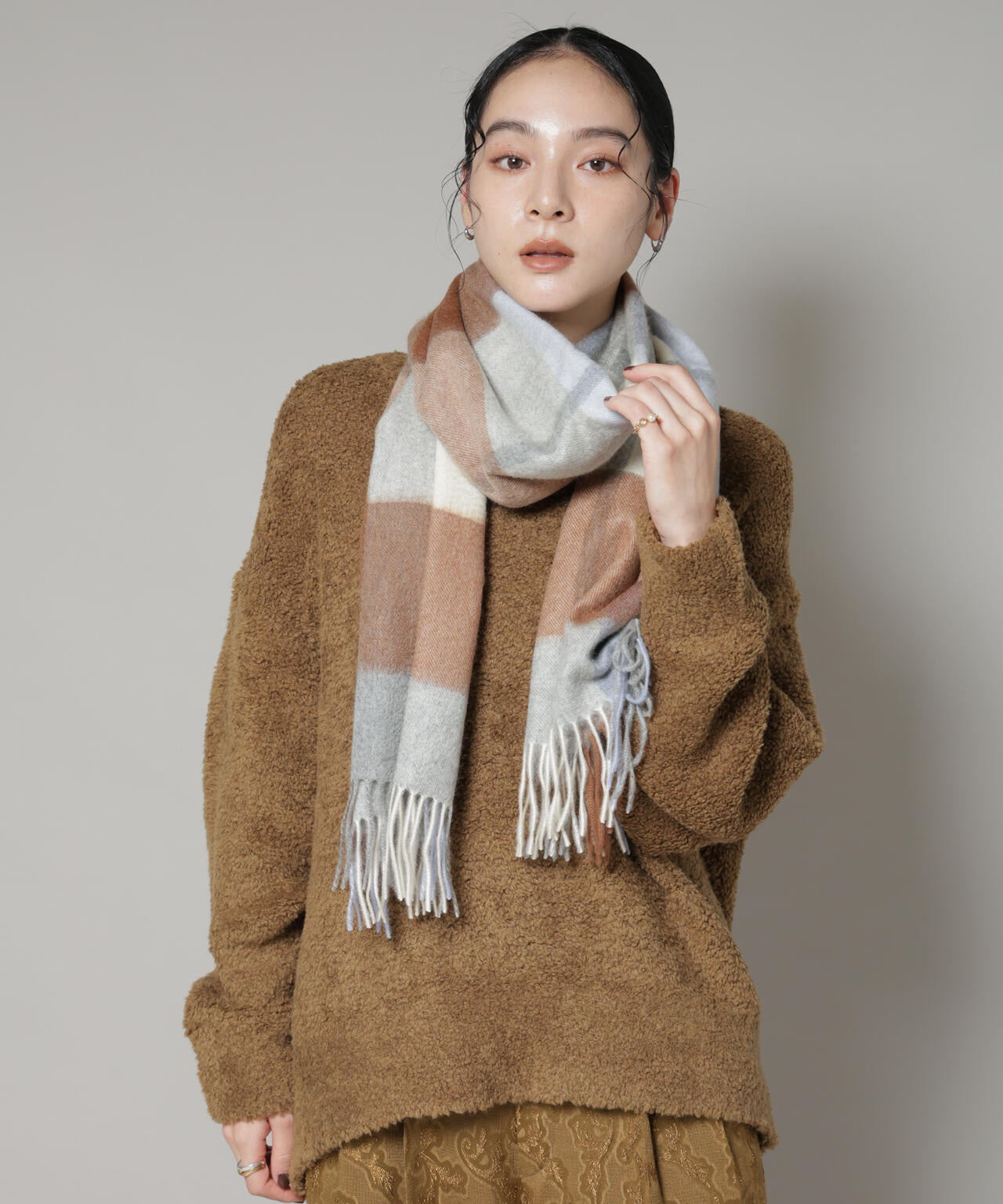 ナノユニバース　カシミヤストール カシミヤストール | NANO universe（ナノ・ユニバース