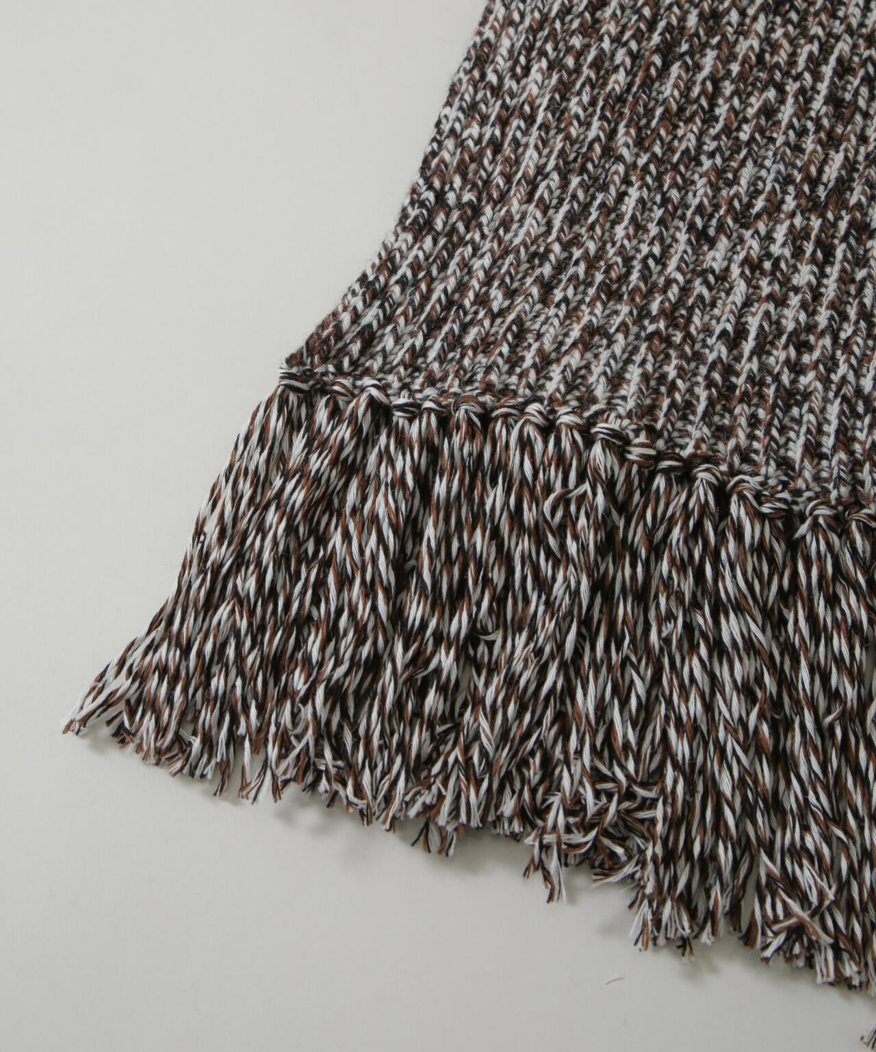 ミックスカラーニットストール