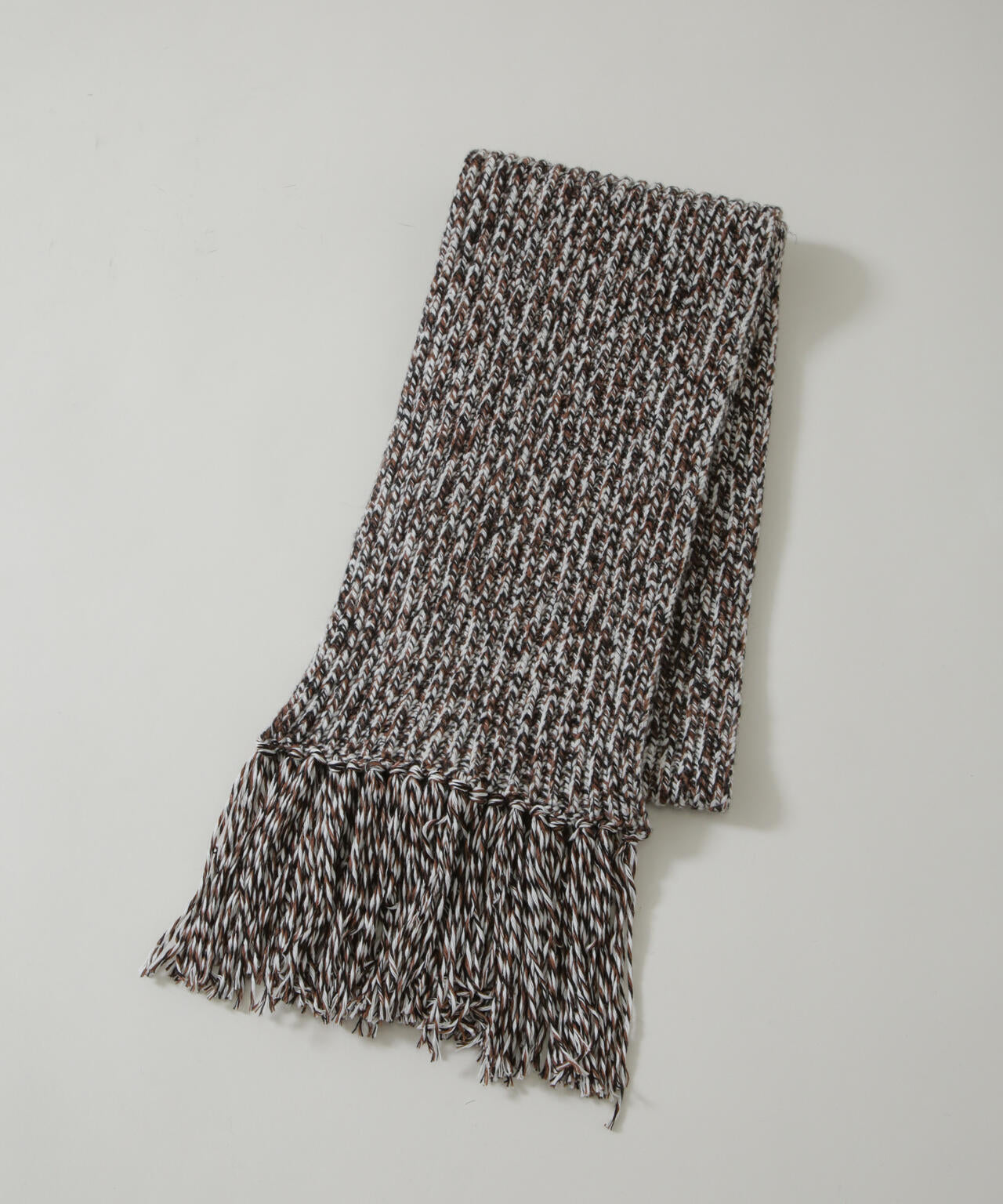 ミックスカラーニットストール