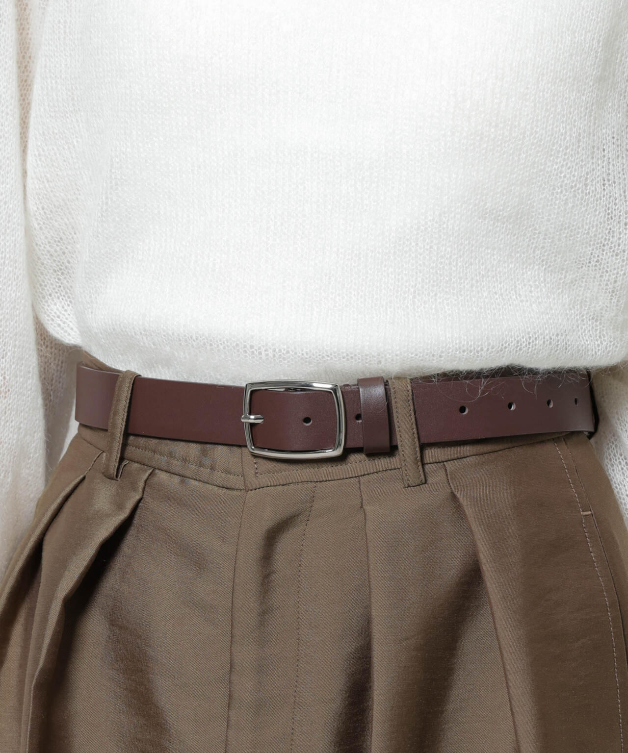 スクエアバックルベルト | NANO universe（ナノ・ユニバース