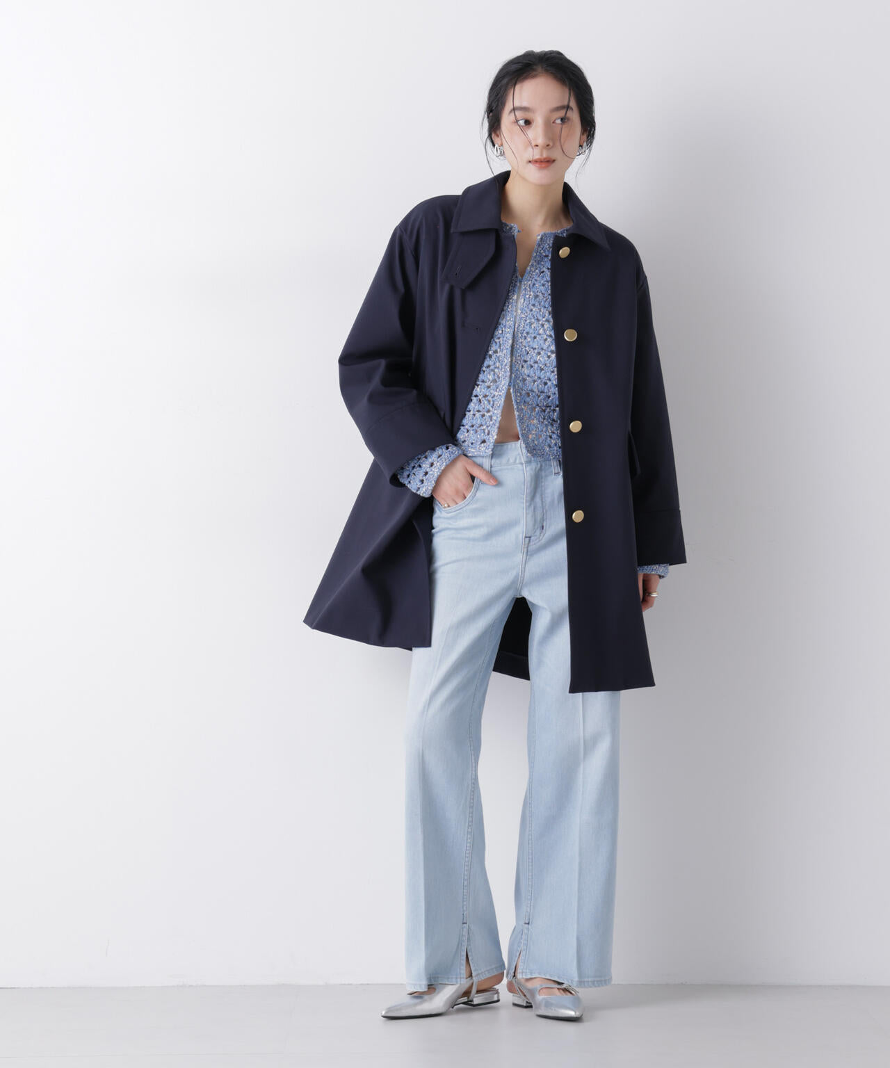 ボンディングステンカラーコート