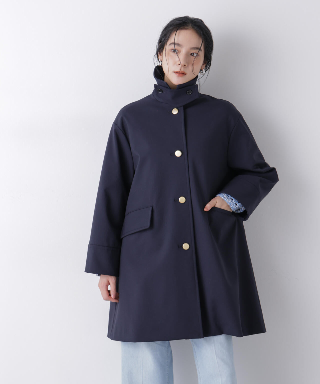 ボンディングステンカラーコート