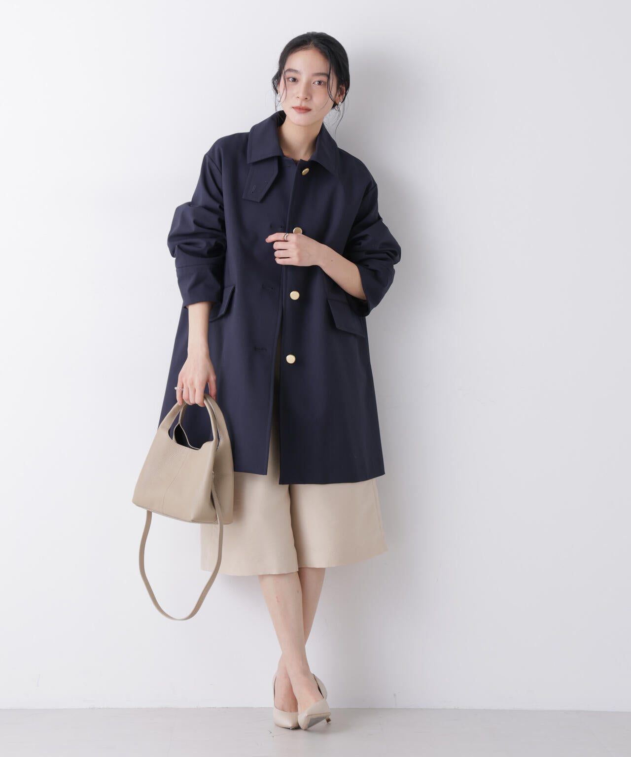 ボンディングステンカラーコート