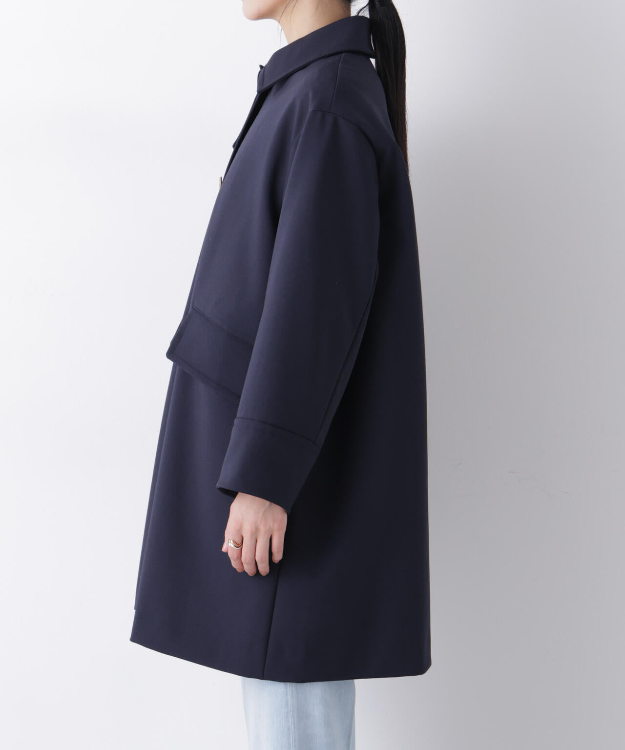 ボンディングステンカラーコート