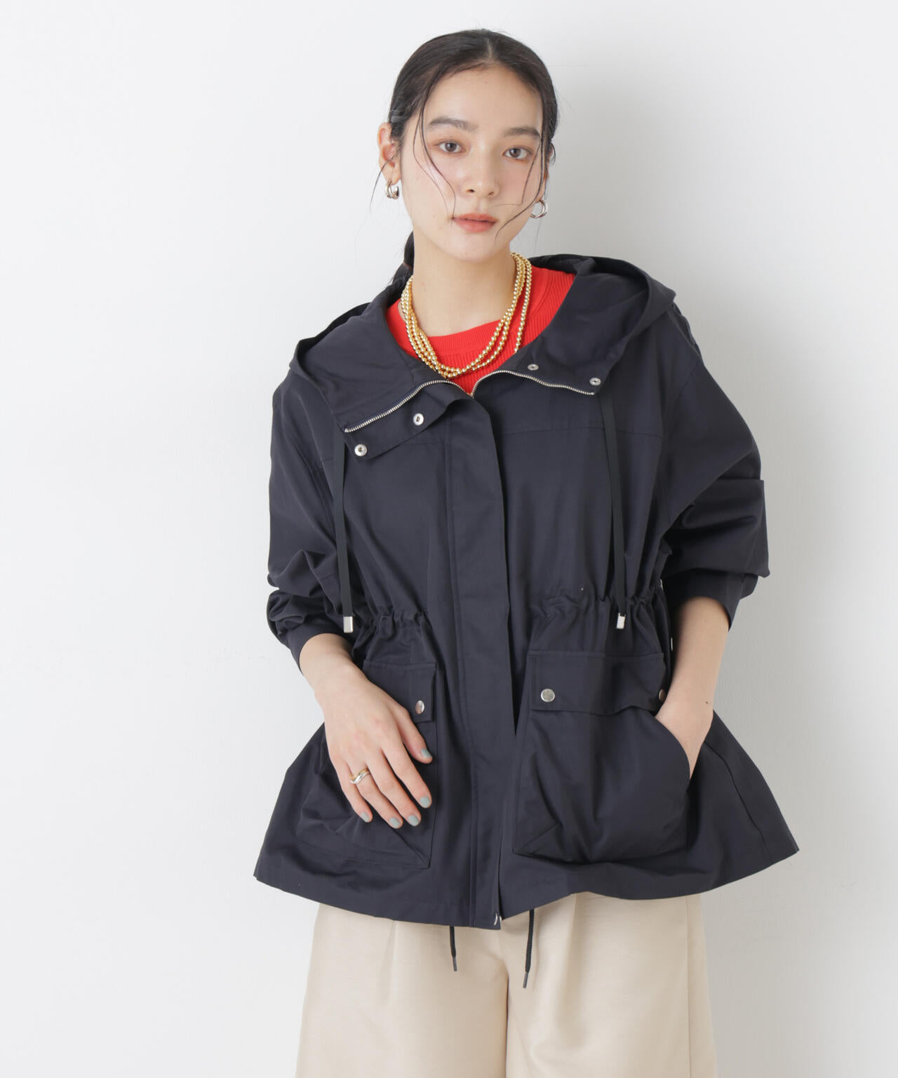 撥水フードブルゾン | NANO universe（ナノ・ユニバース） ｜【公式